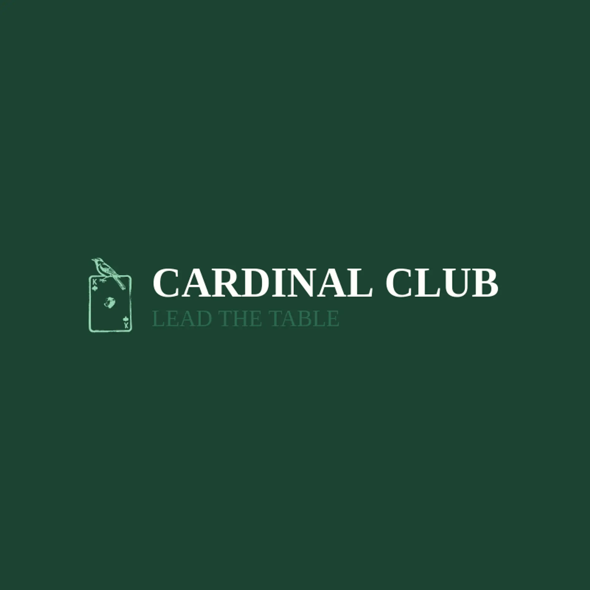 Cardinal Club logo for poker