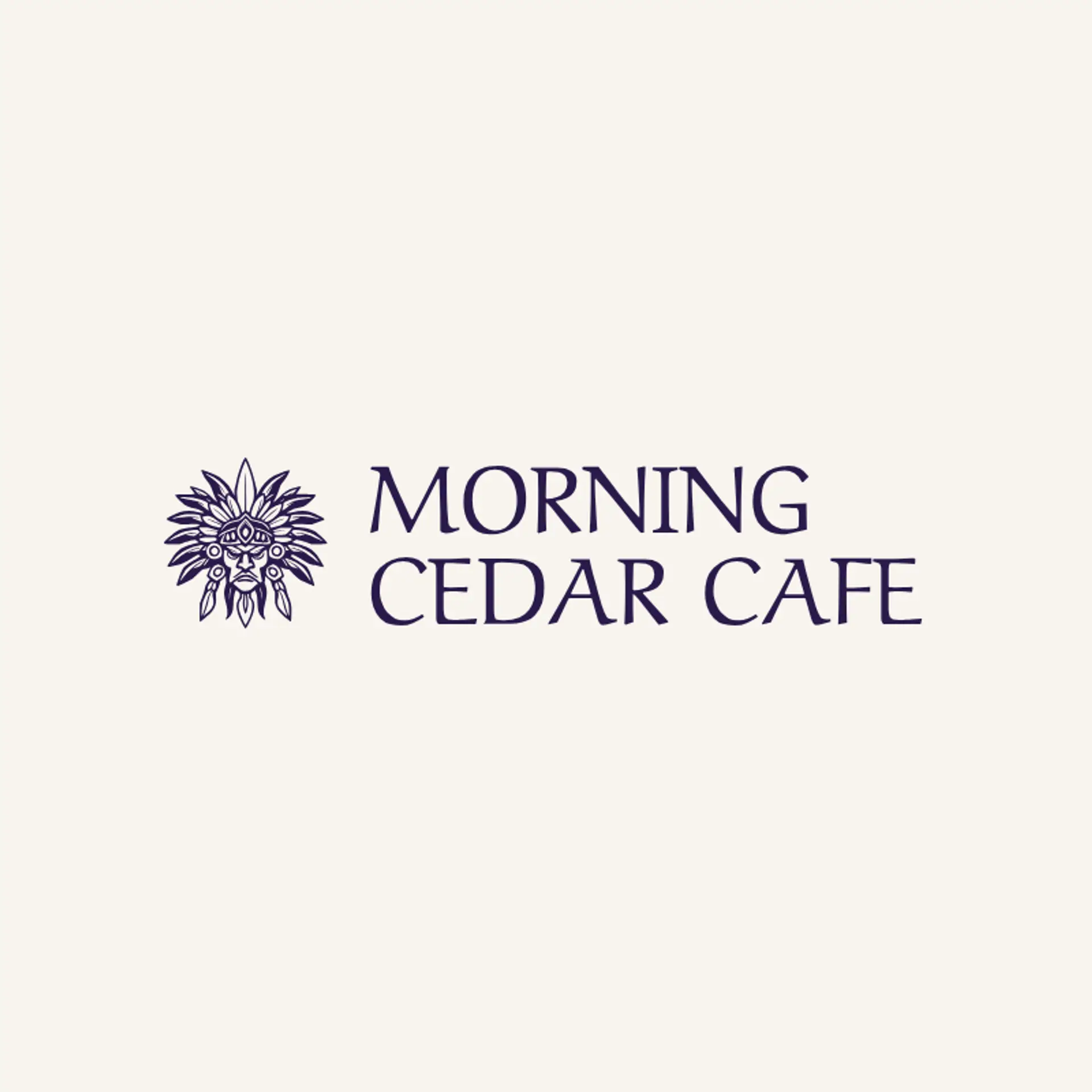 Morning Cedar Cafe logo for native