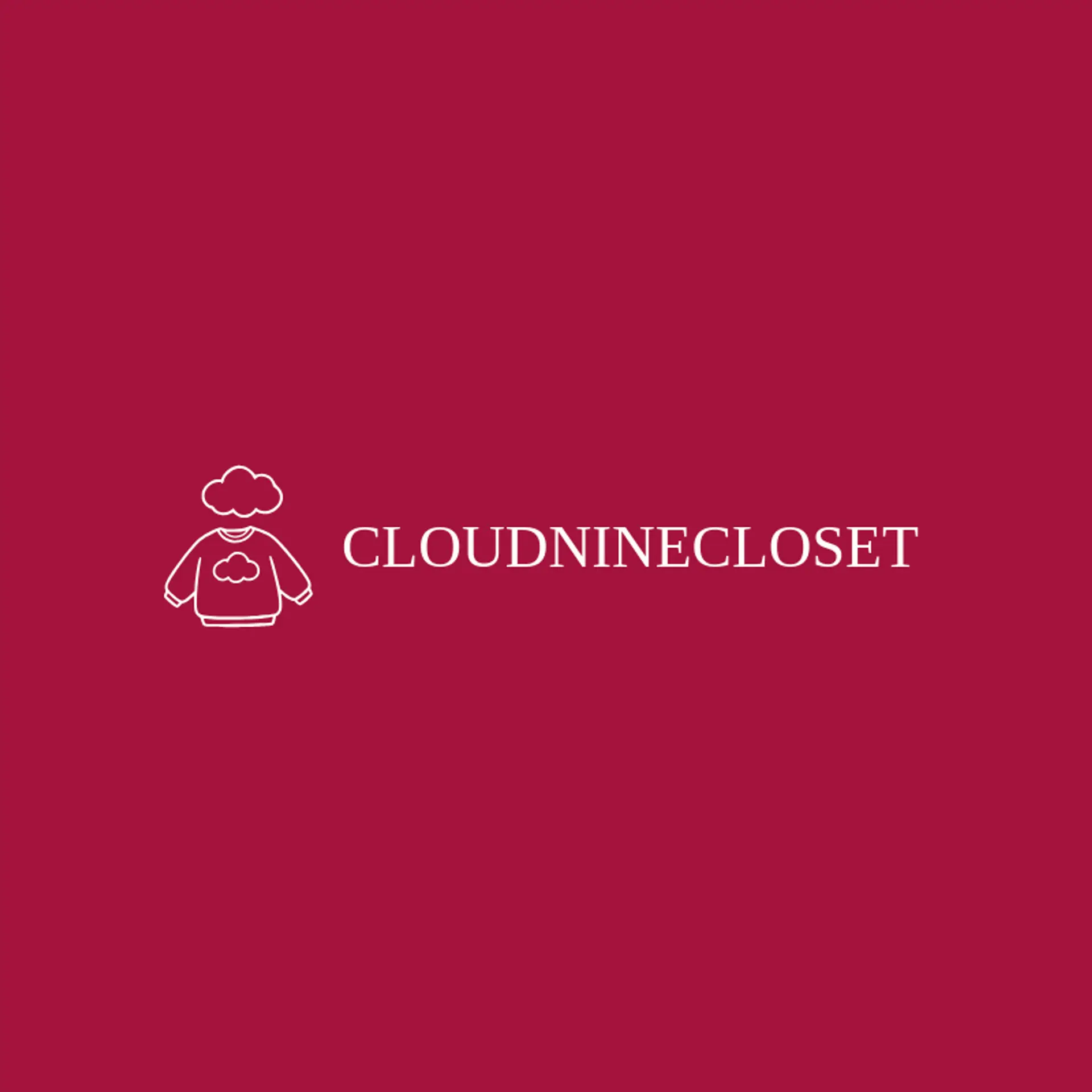 Cloud Nine Closet logo for apparel