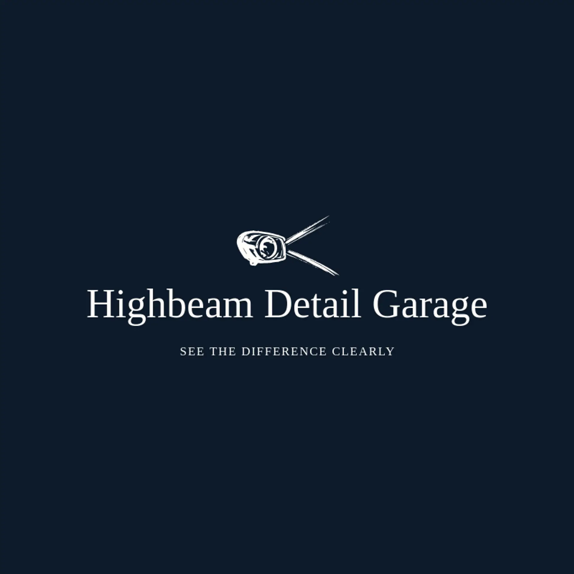 Highbeam Detail Garage logo for detail