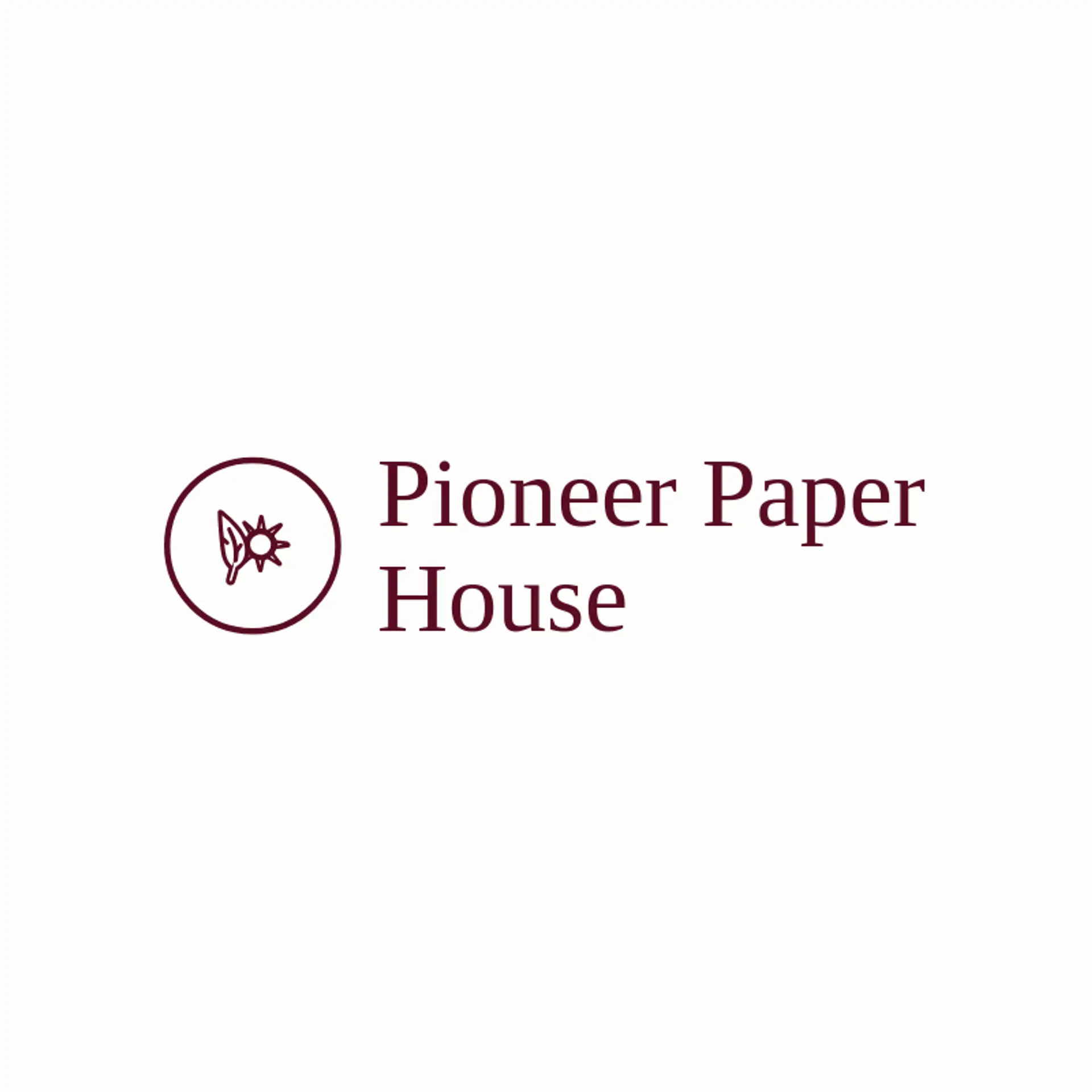 Pioneer Paper House logo for heritage