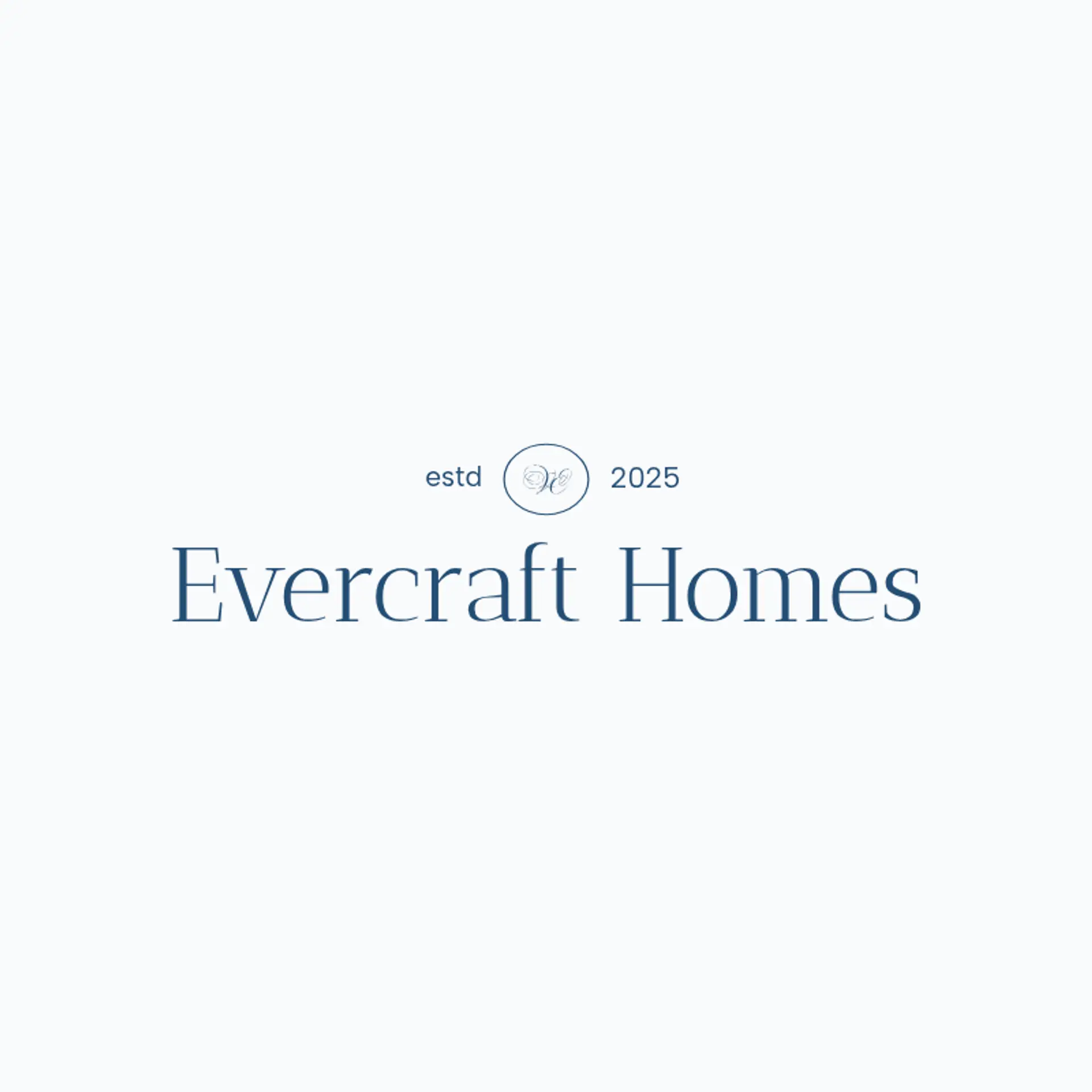 EverCraft Homes logo for house construction