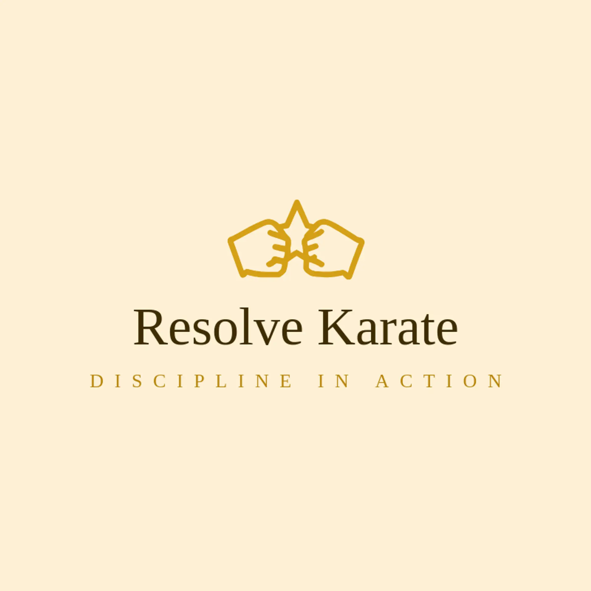 Resolve Karate logo for karate