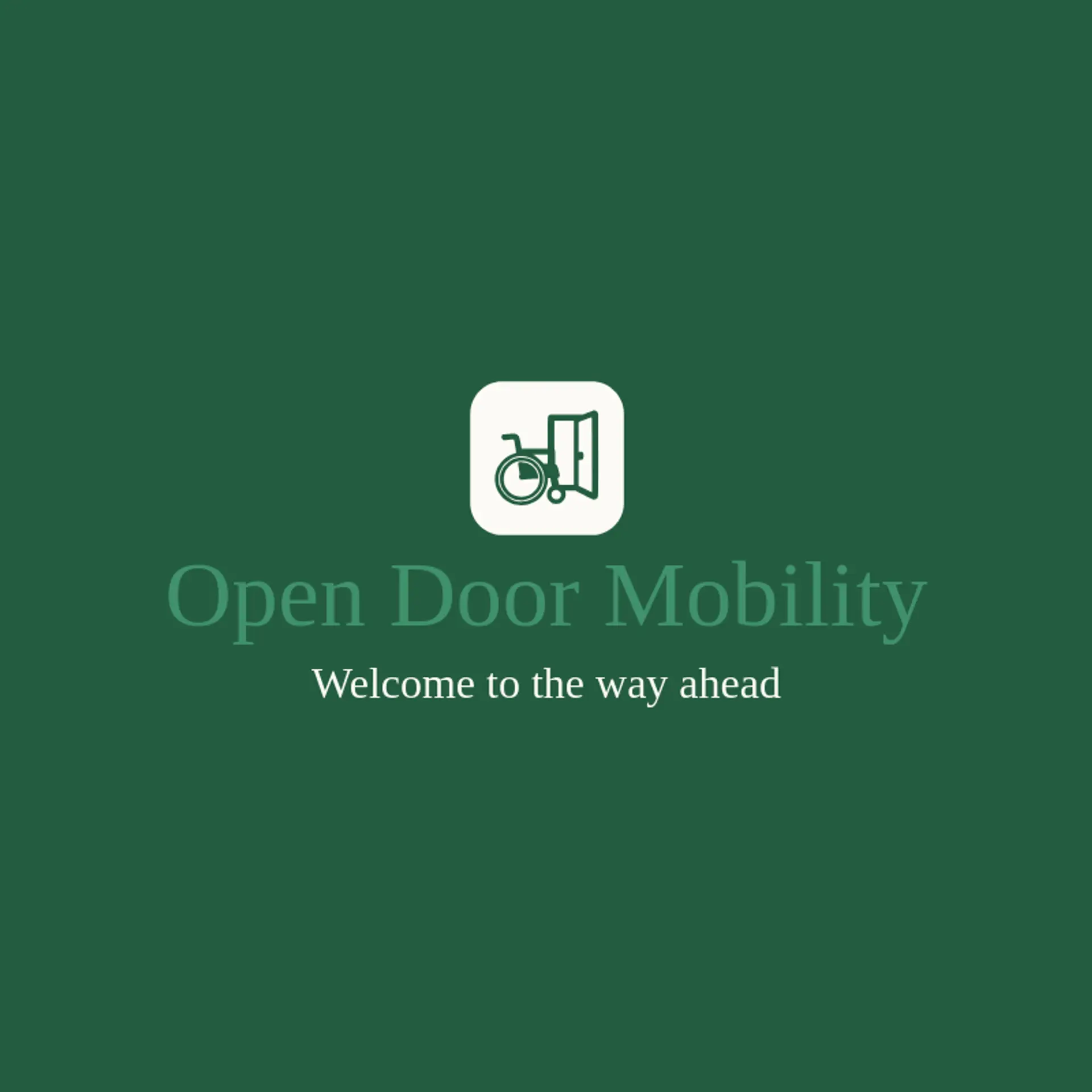 Open Door Mobility logo for wheelchair