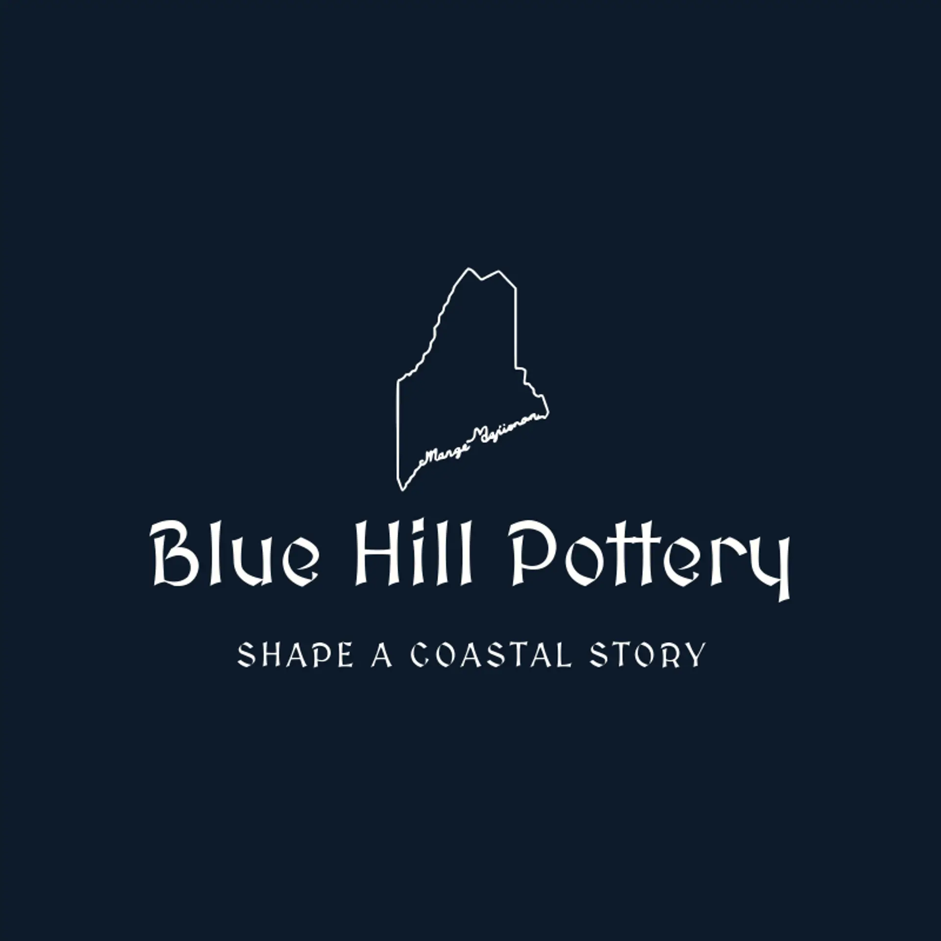 Blue Hill Pottery logo for maine