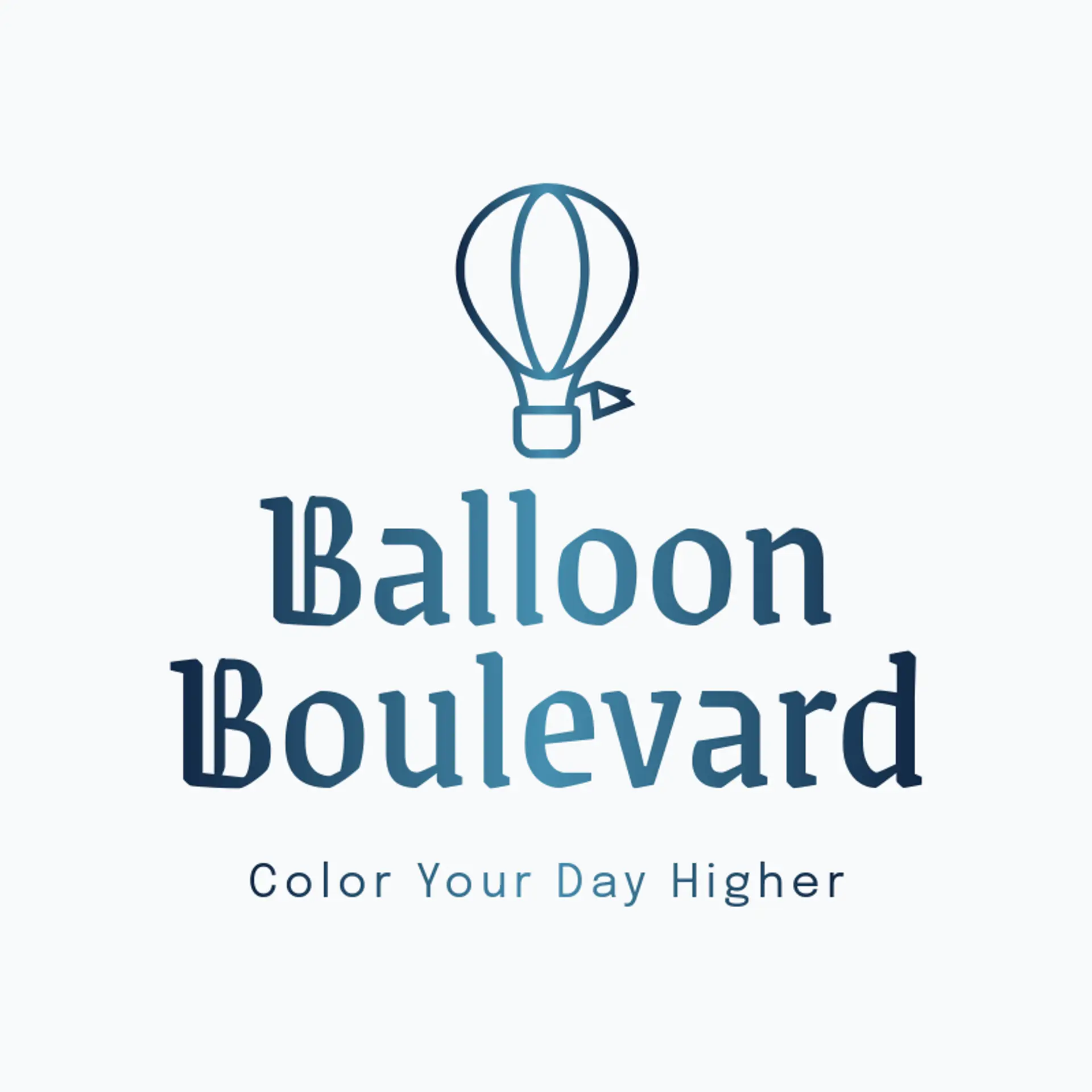 Balloon Boulevard logo for theme park
