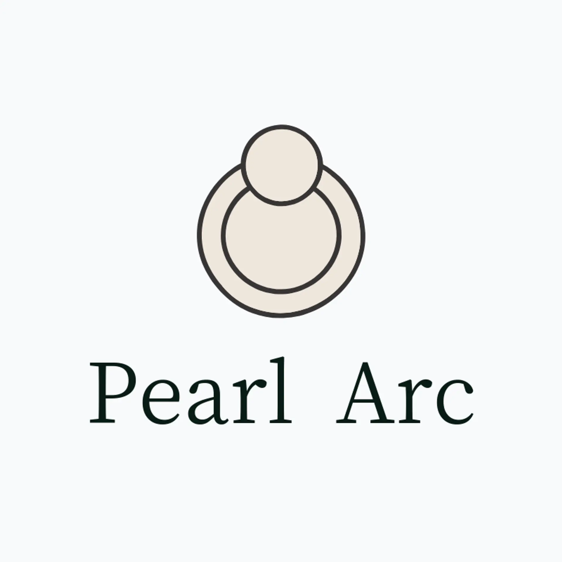 Pearl Arc logo for bangle