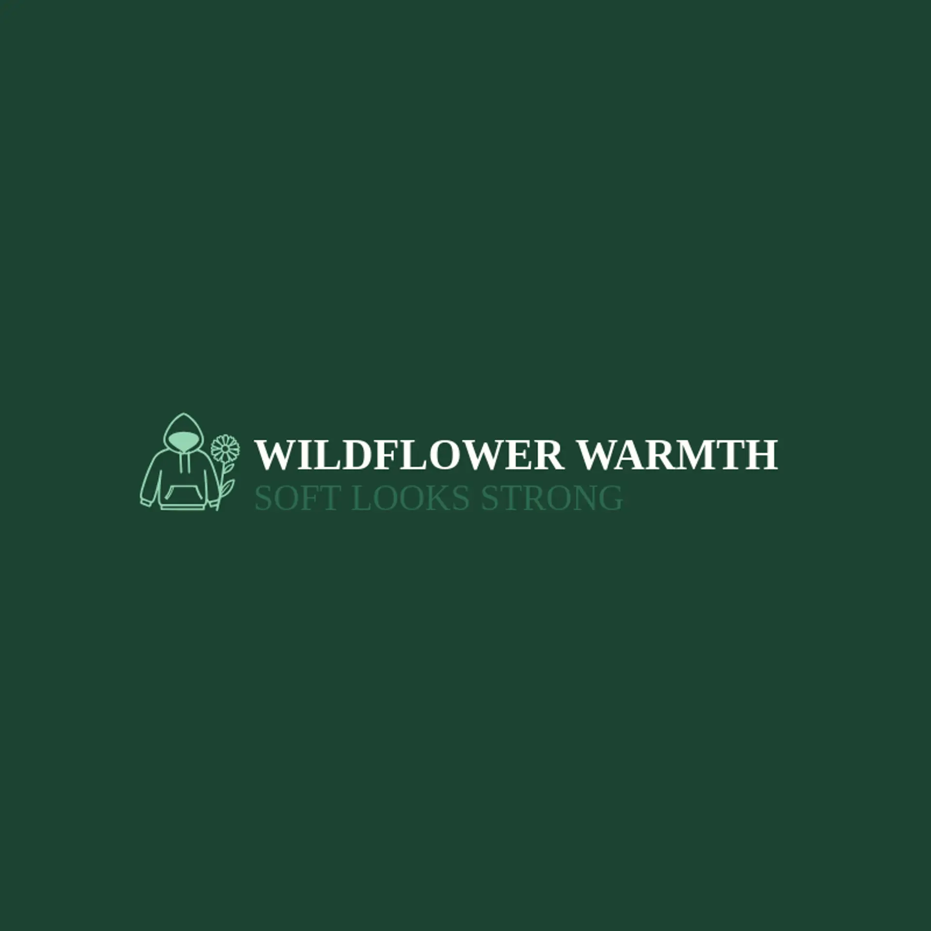 Wildflower Warmth logo for hoodie