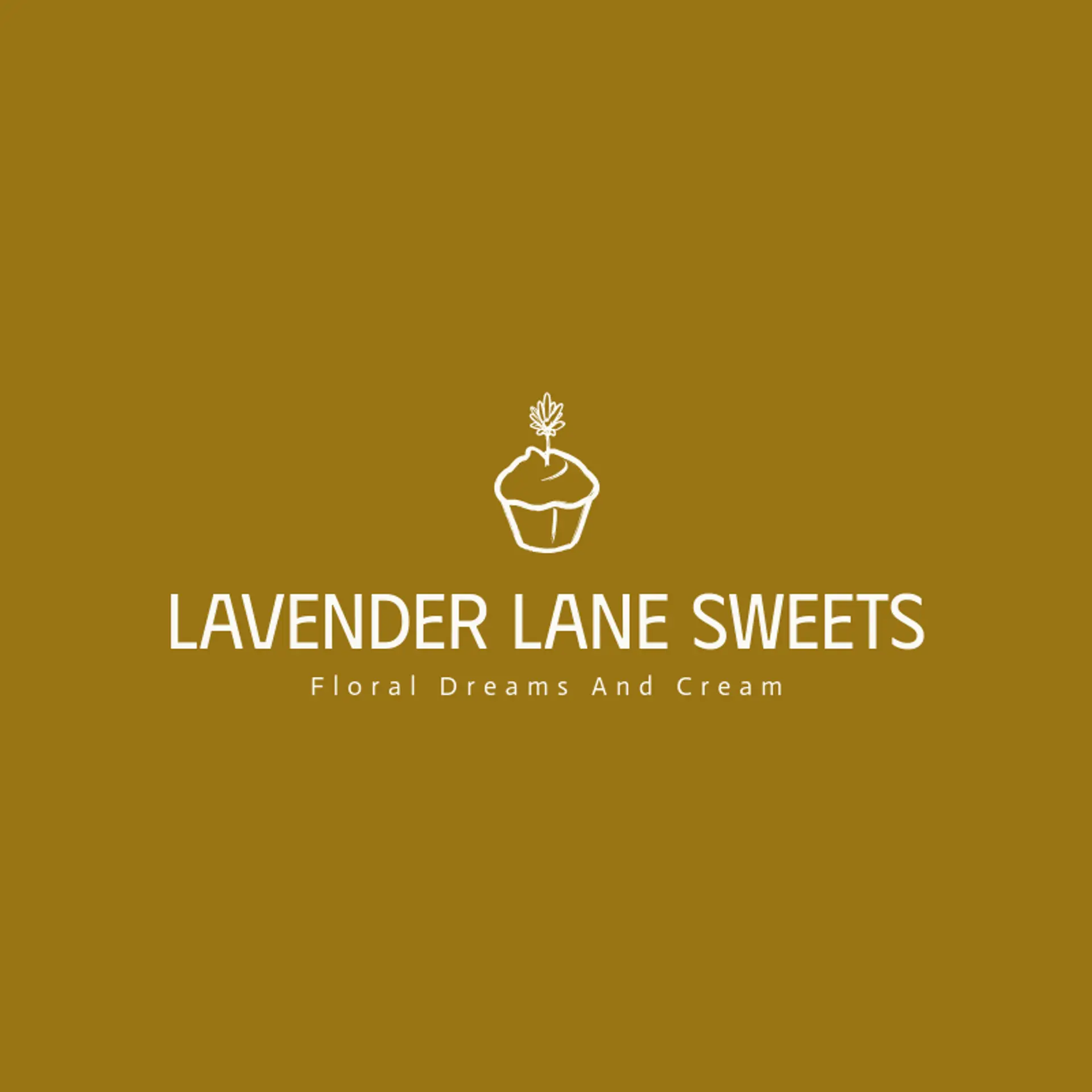 Lavender Lane Sweets logo for cupcake