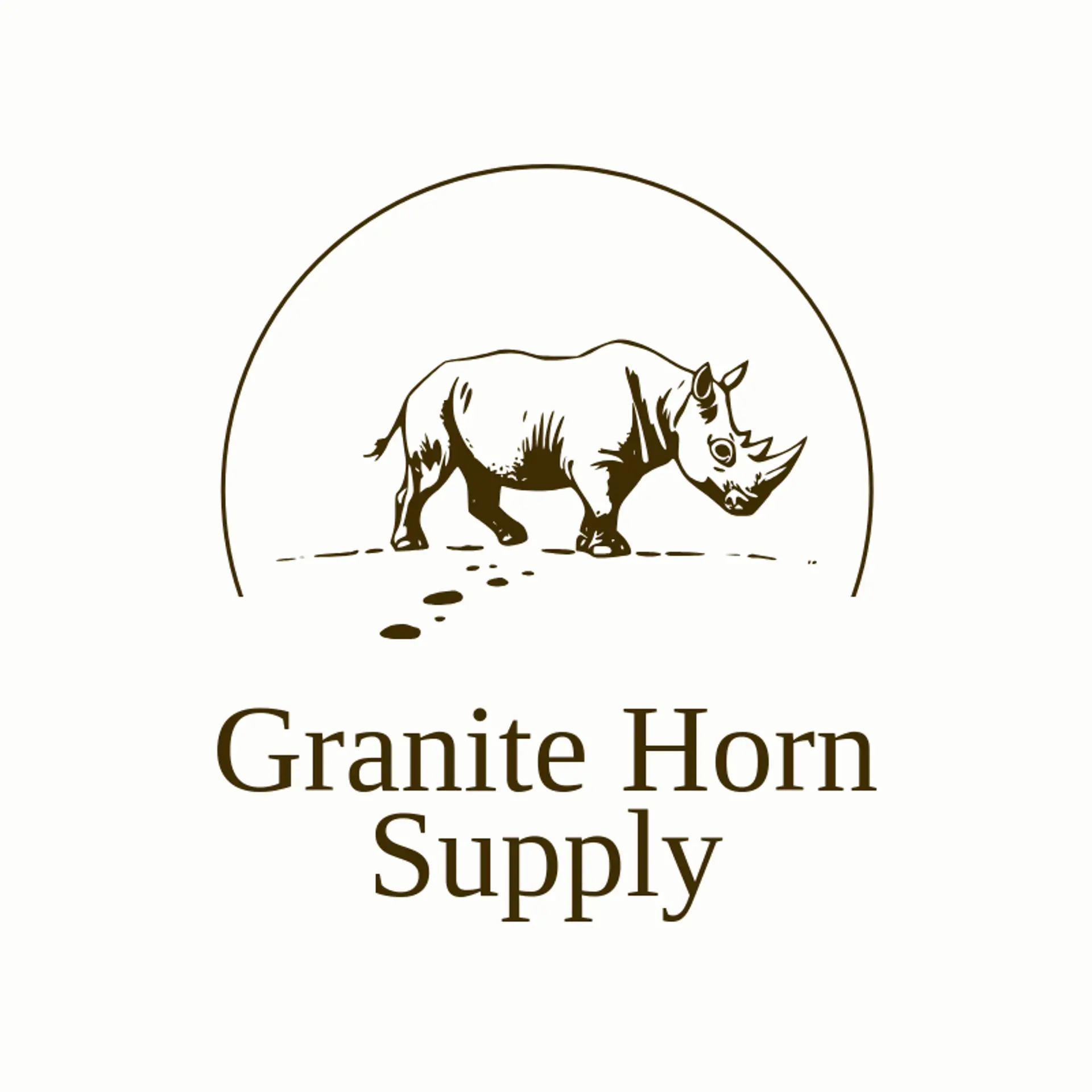 Granite Horn Supply logo for rhino