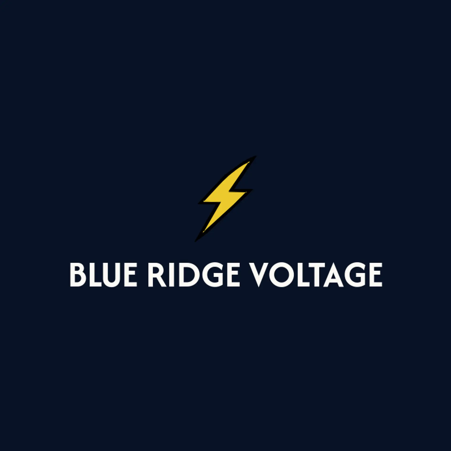 Blue Ridge Voltage logo for thunderbolt