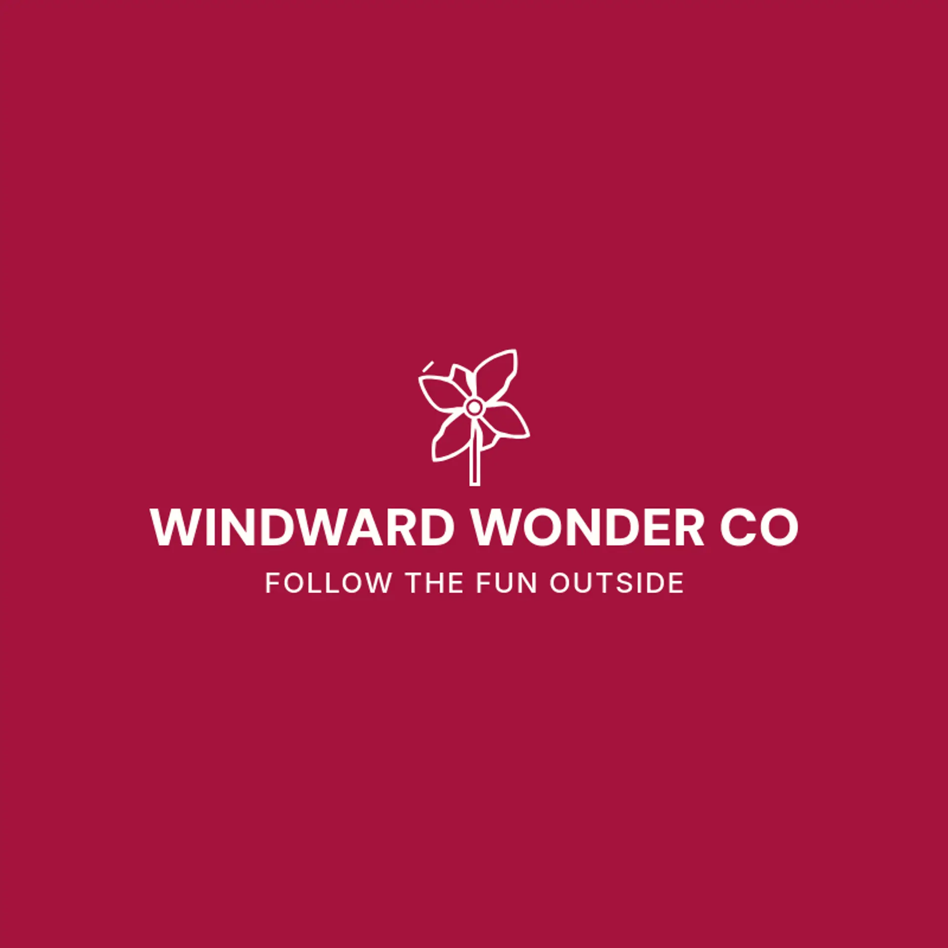 Windward Wonder Co logo for pinwheel