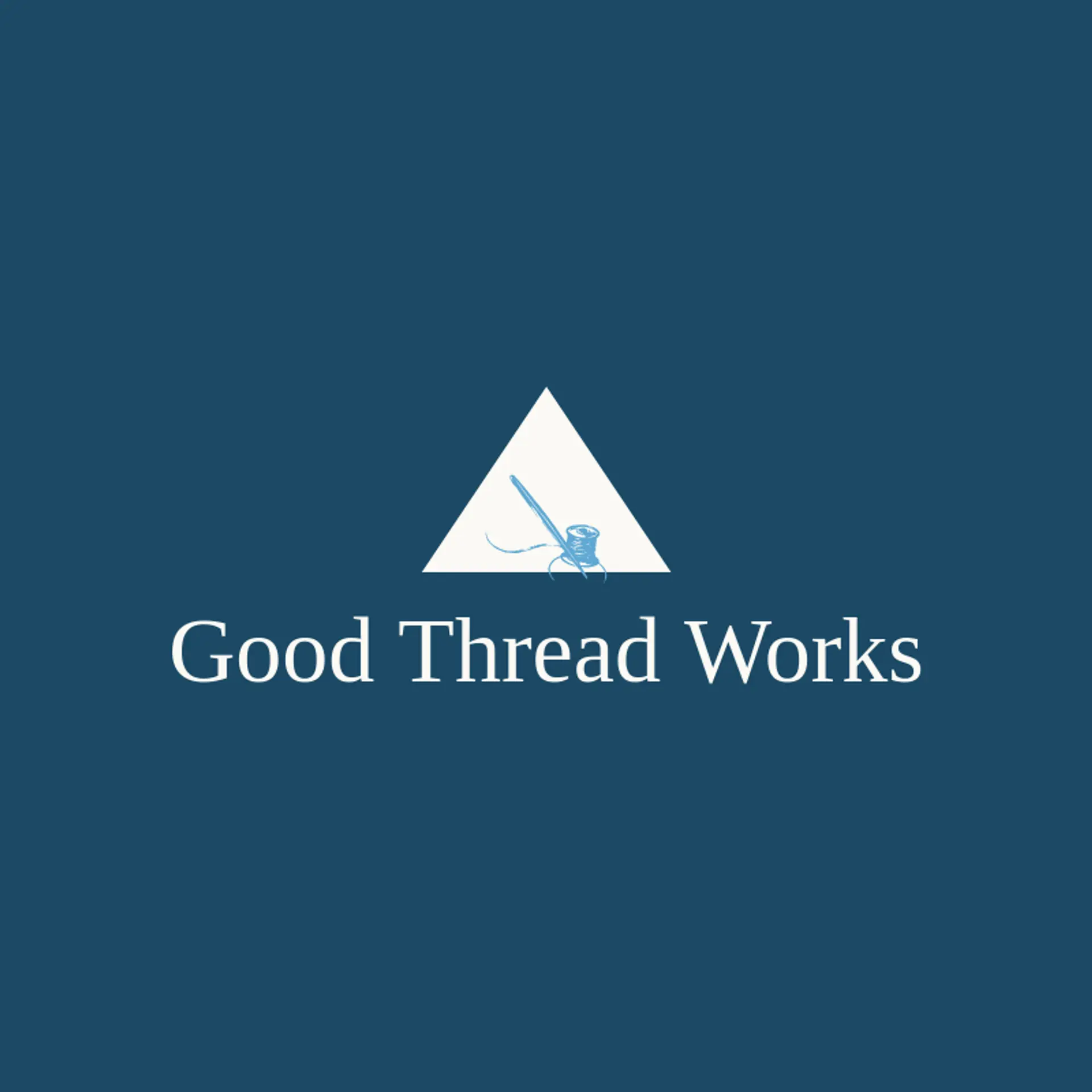 Good Thread Works logo for small business