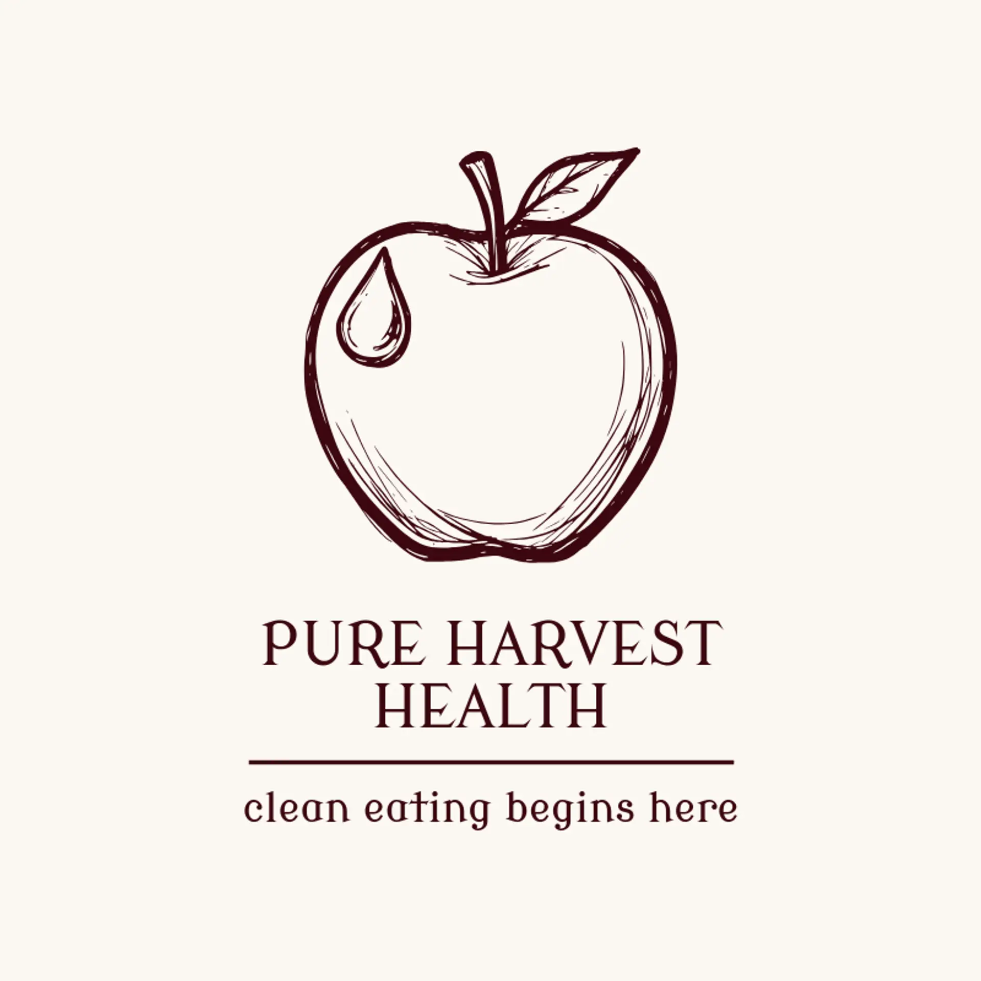 Pure Harvest Health logo for apple