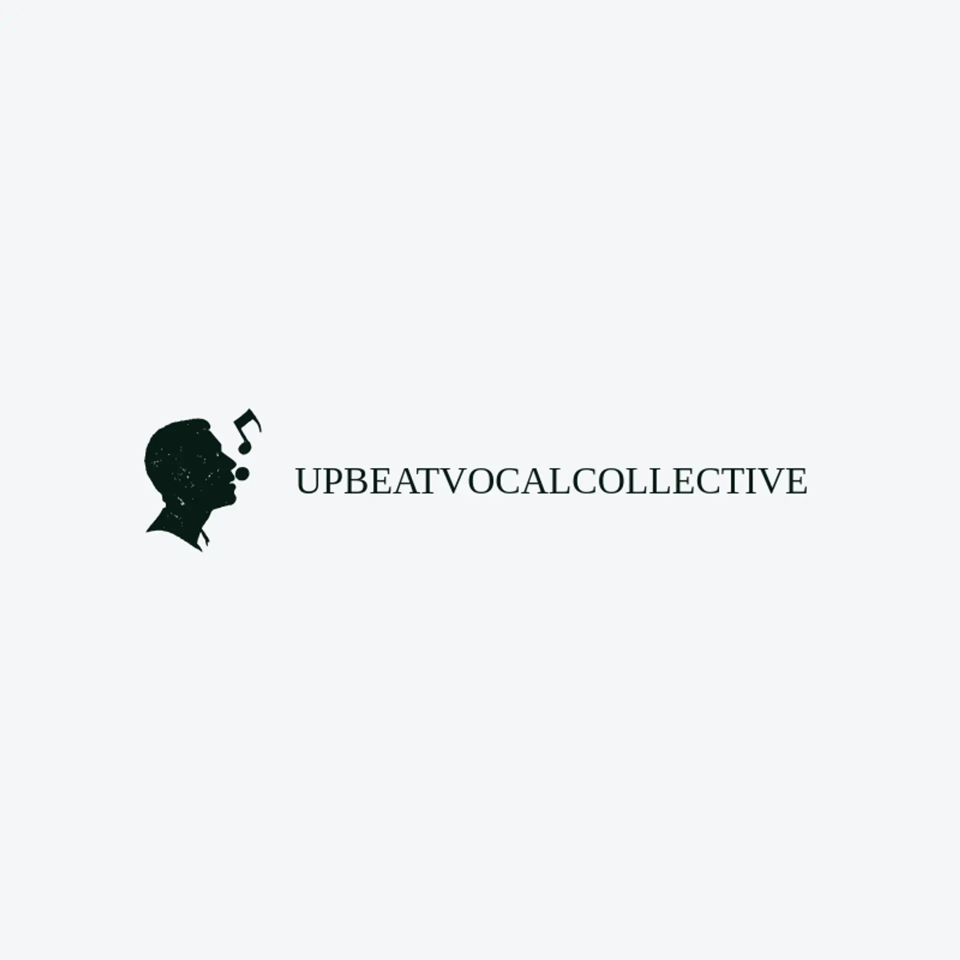 Upbeat Vocal Collective logo for singing
