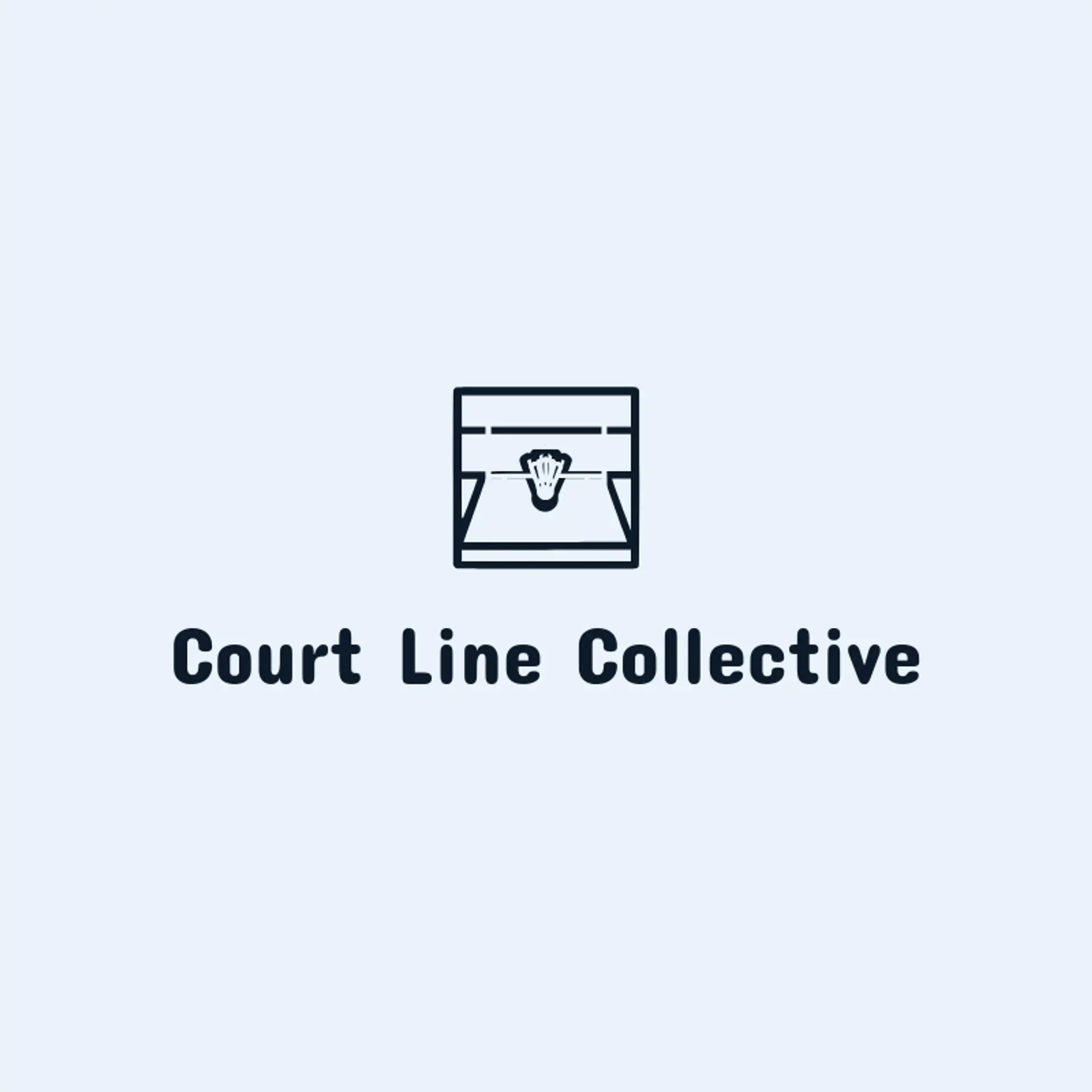 Court Line Collective logo for badminton