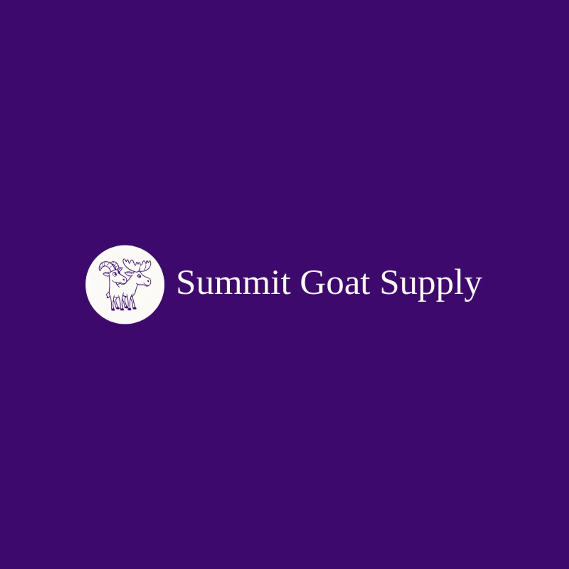Summit Goat Supply logo for moose