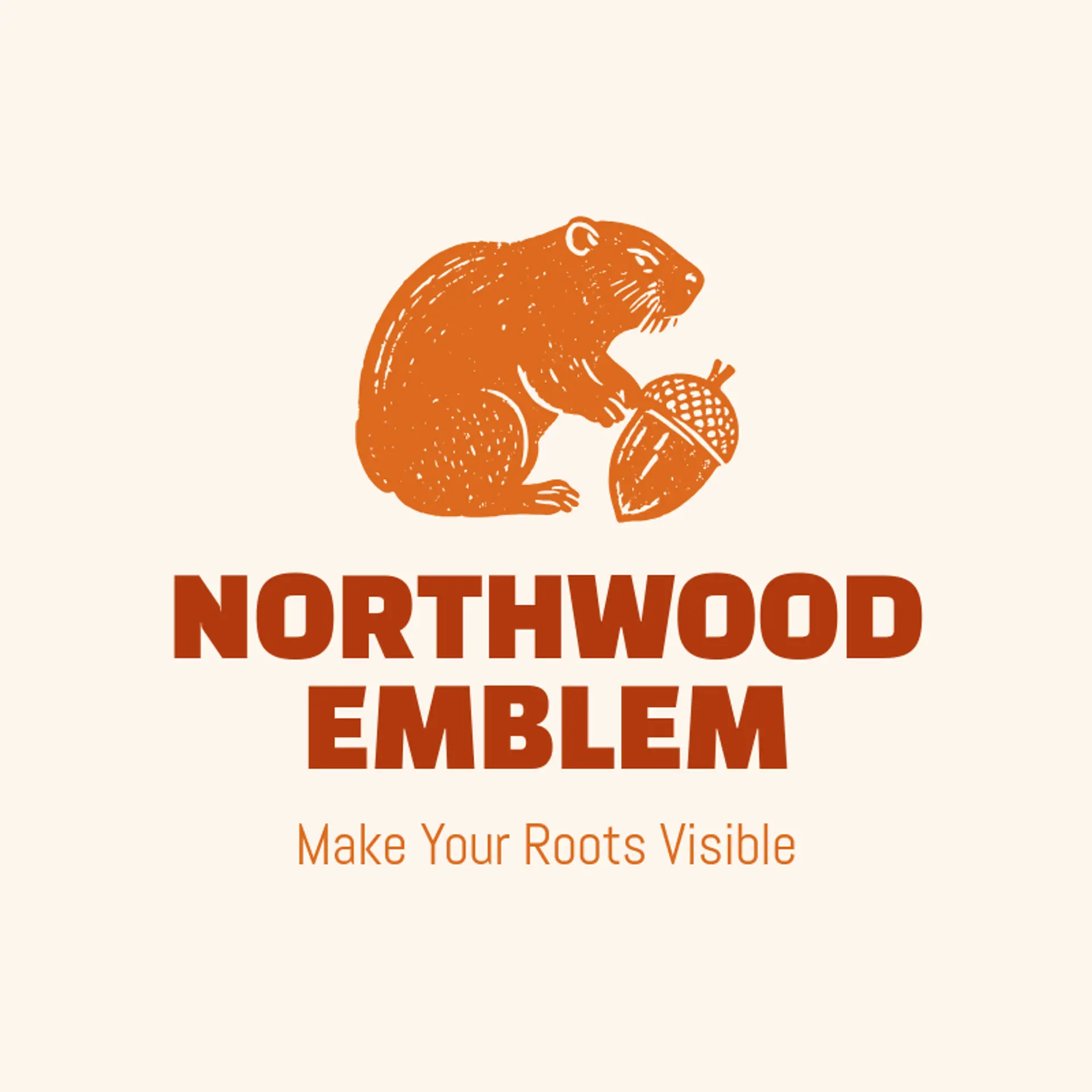Northwood Emblem logo for beaver
