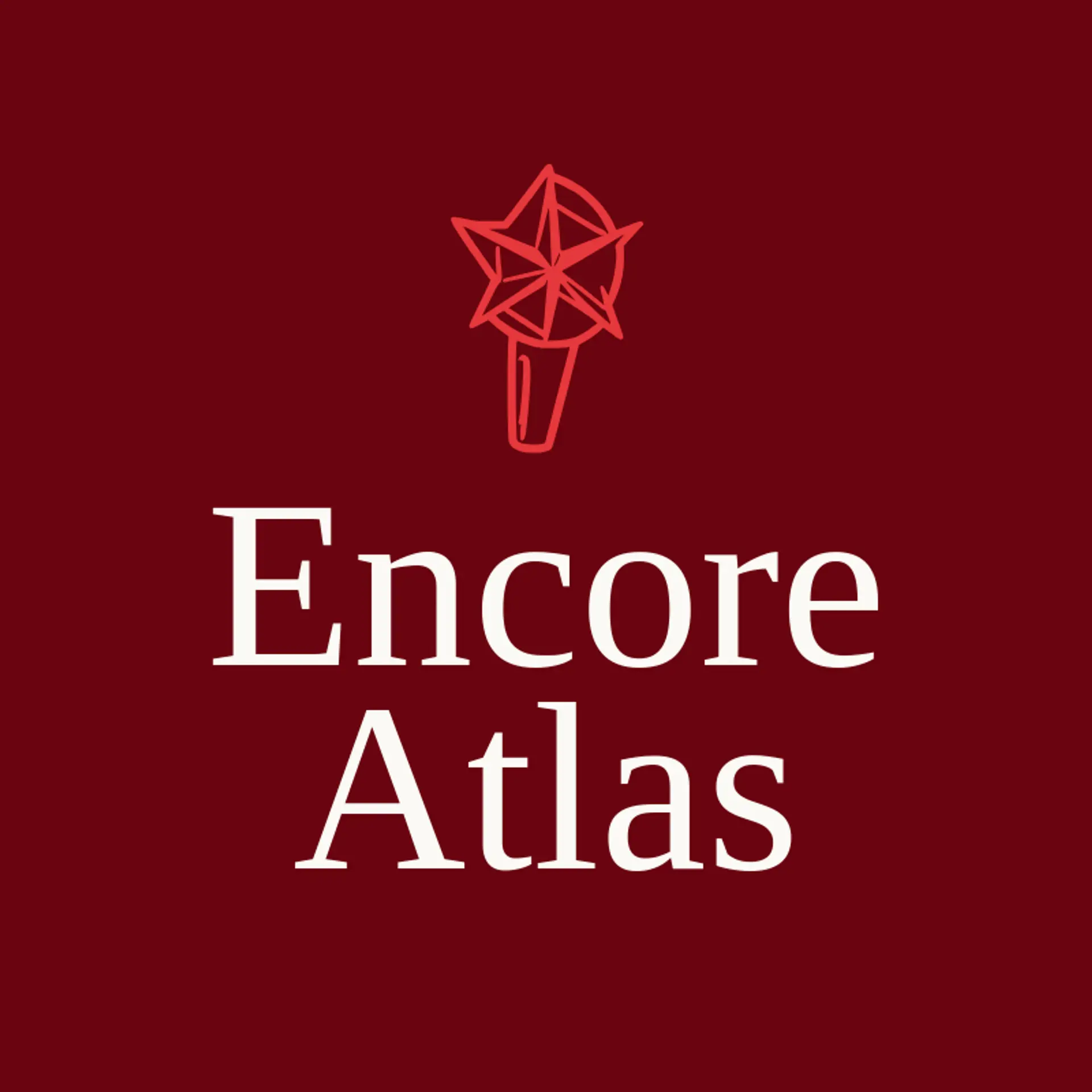 Encore Atlas logo for rock and roll