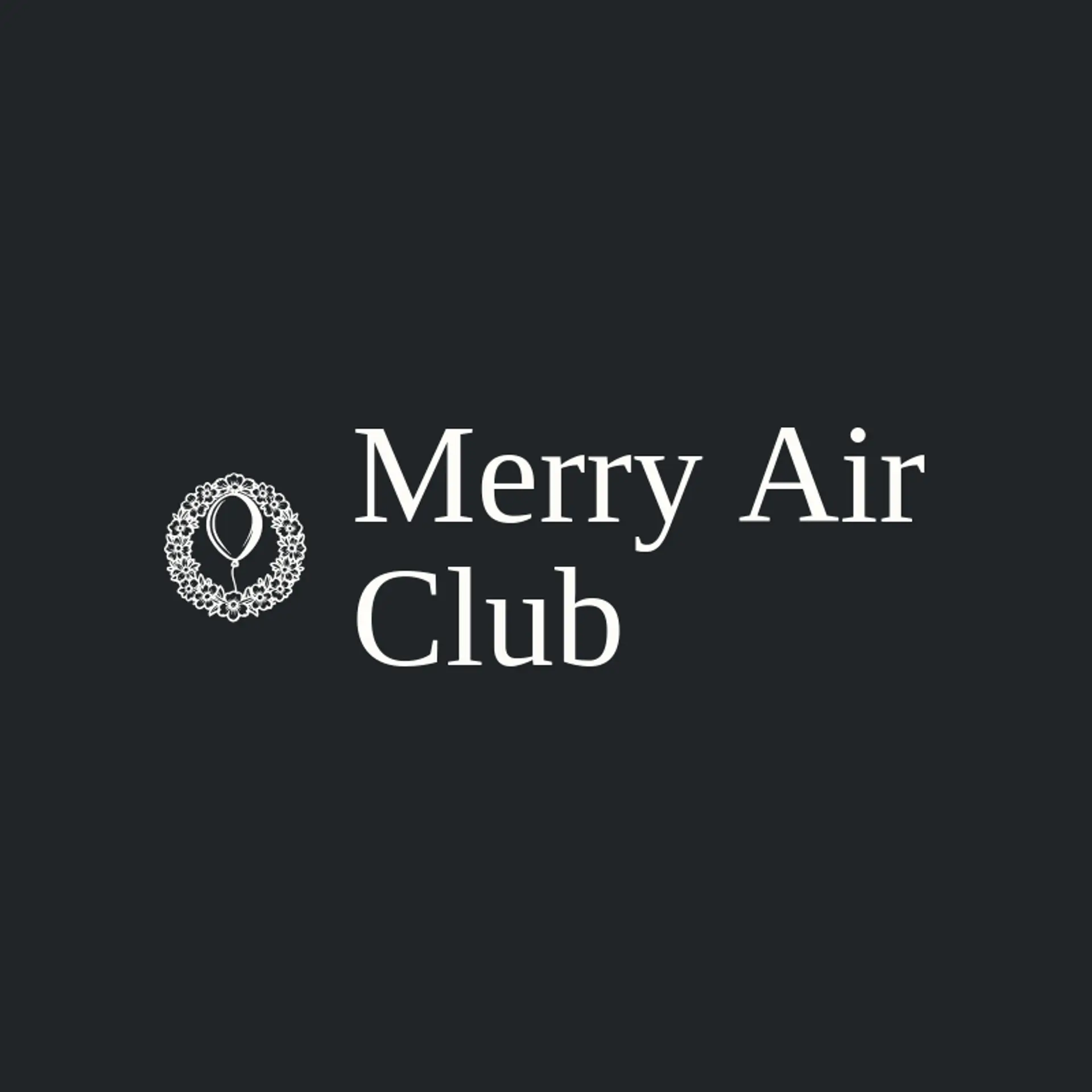 Merry Air Club logo for inflatable