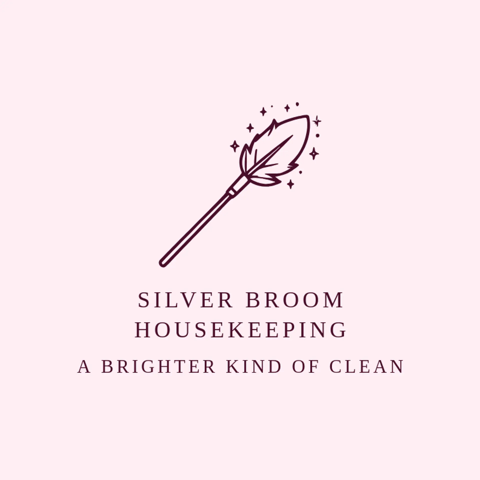 Silver Broom Housekeeping logo for housekeeping