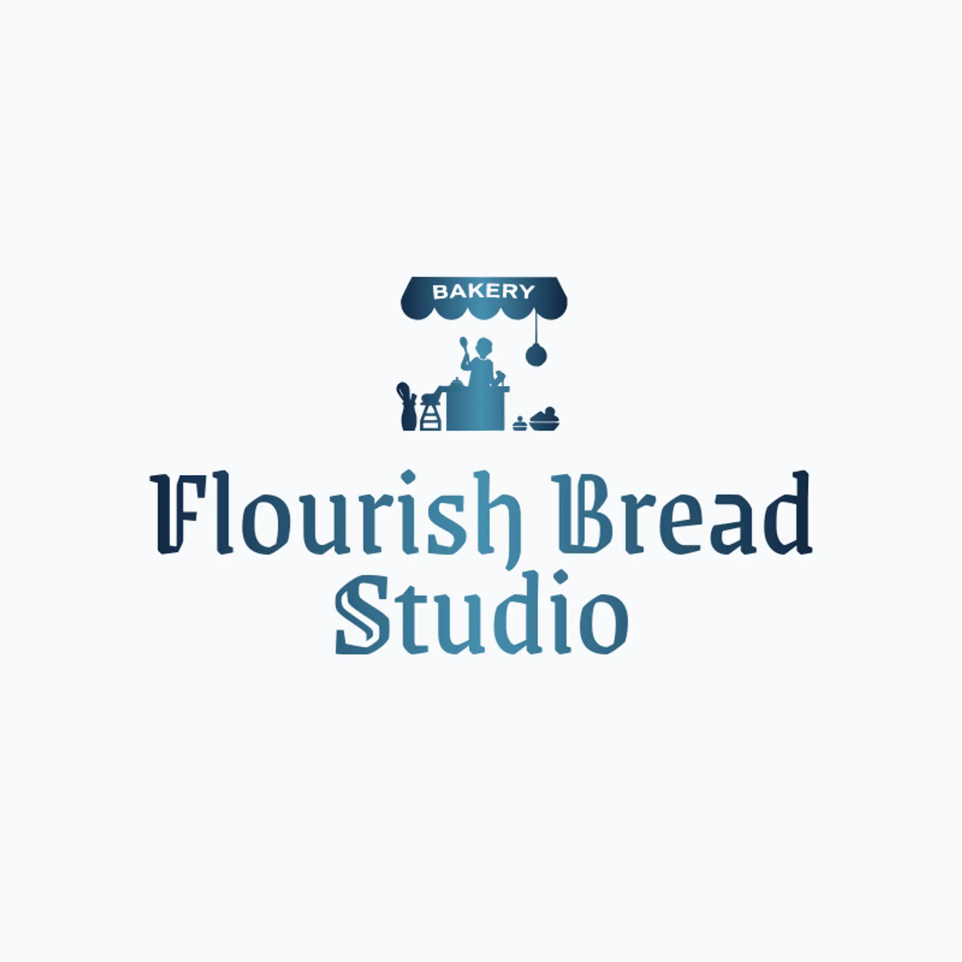 Flourish Bread Studio logo for baker