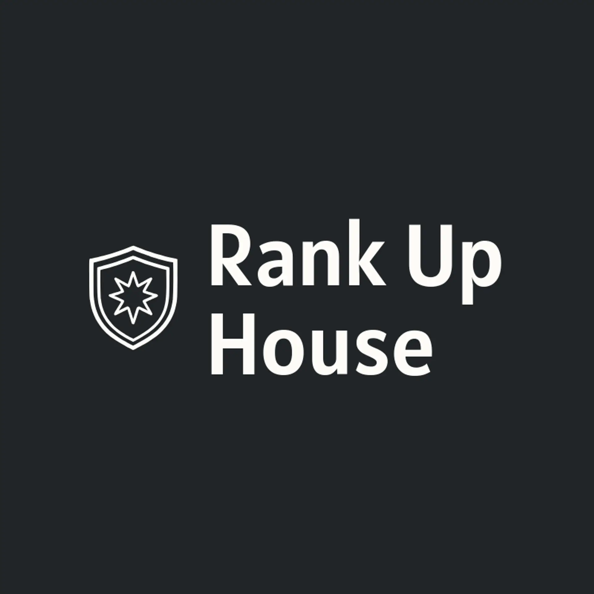 Rank Up House logo for gamer
