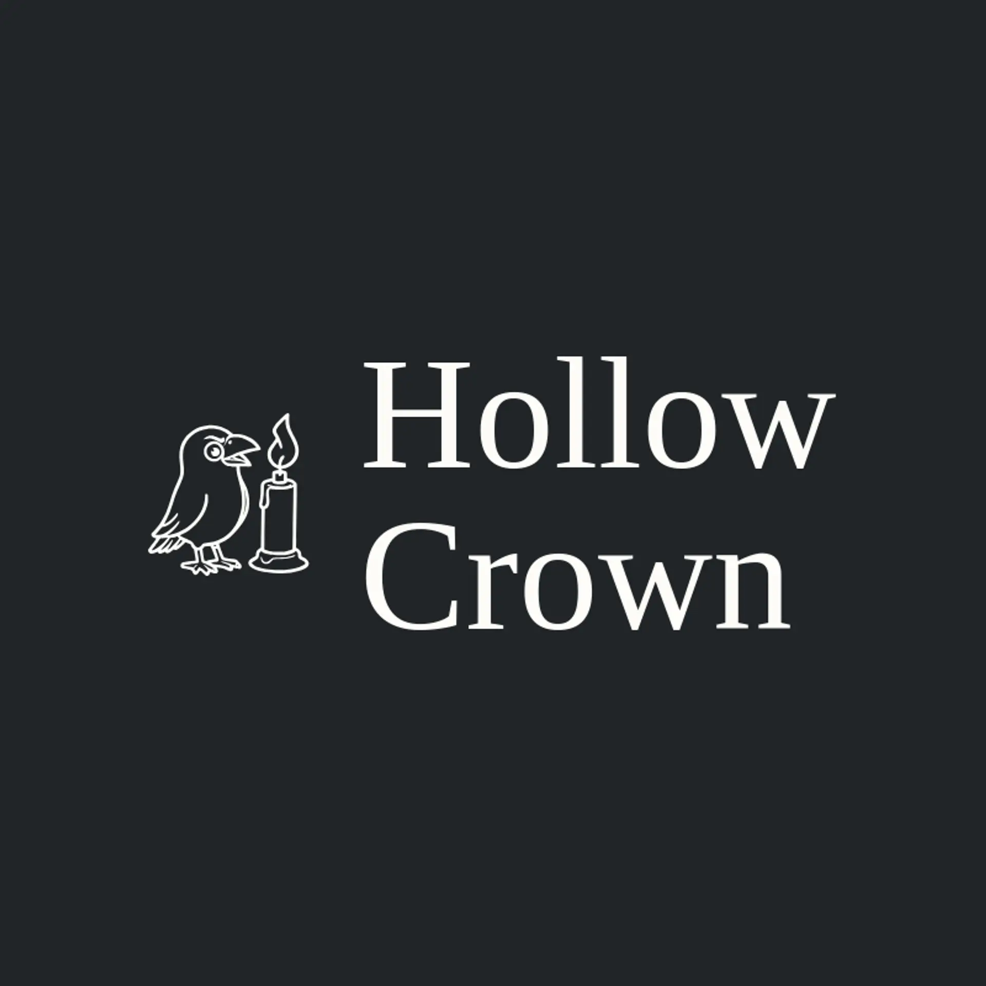 Hollow Crown logo for horror