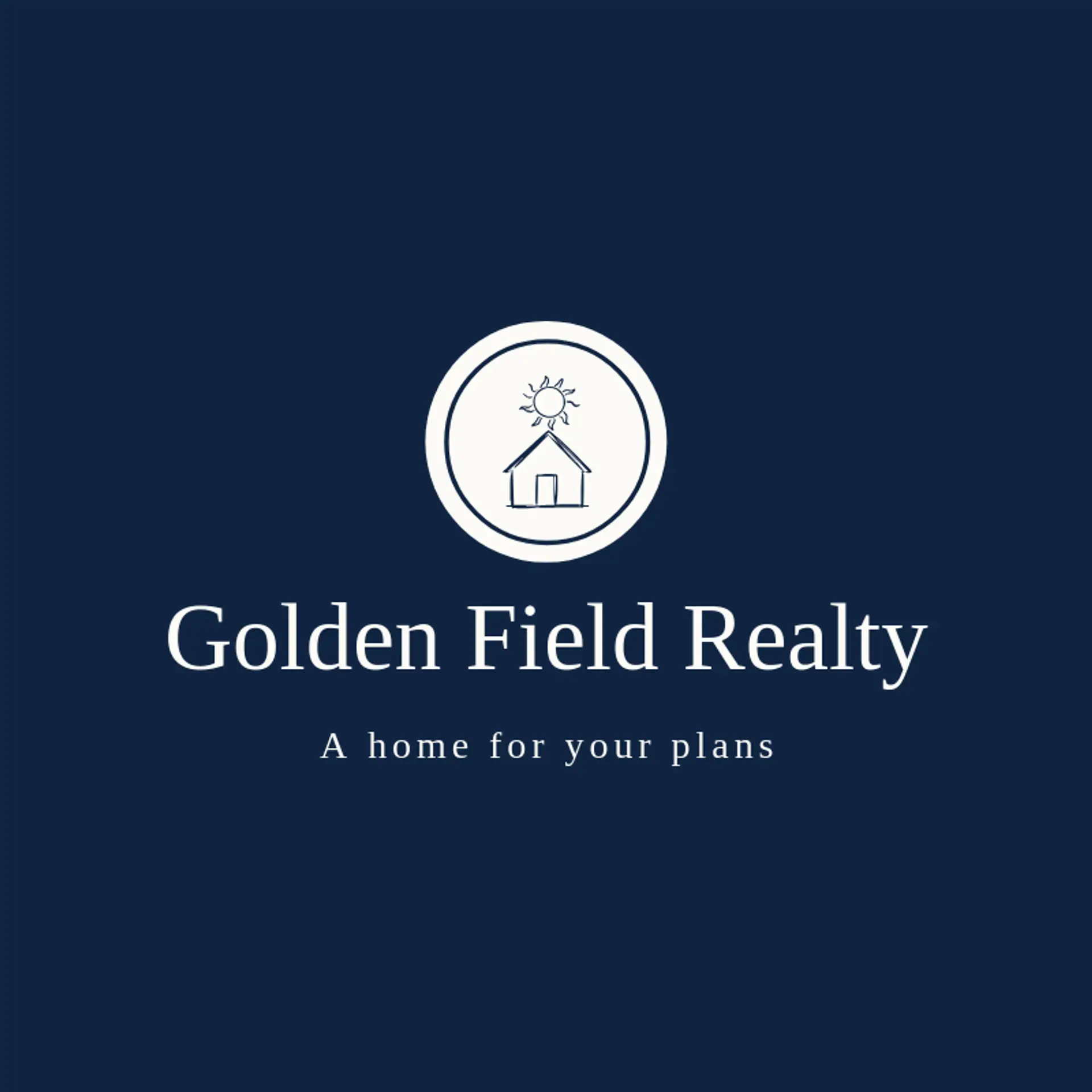 Golden Field Realty logo for realty