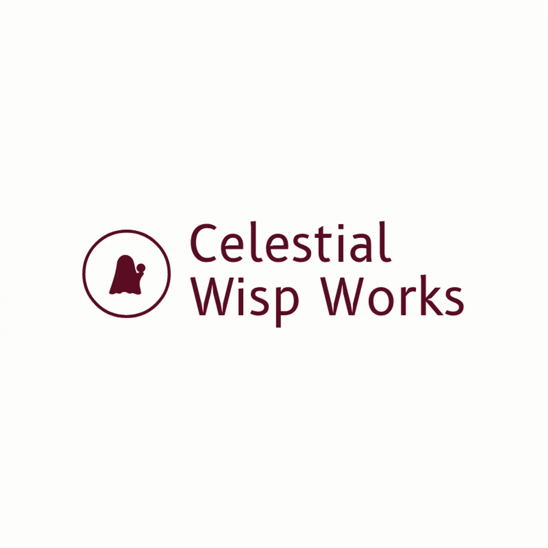 Celestial Wisp Works logo for spirit