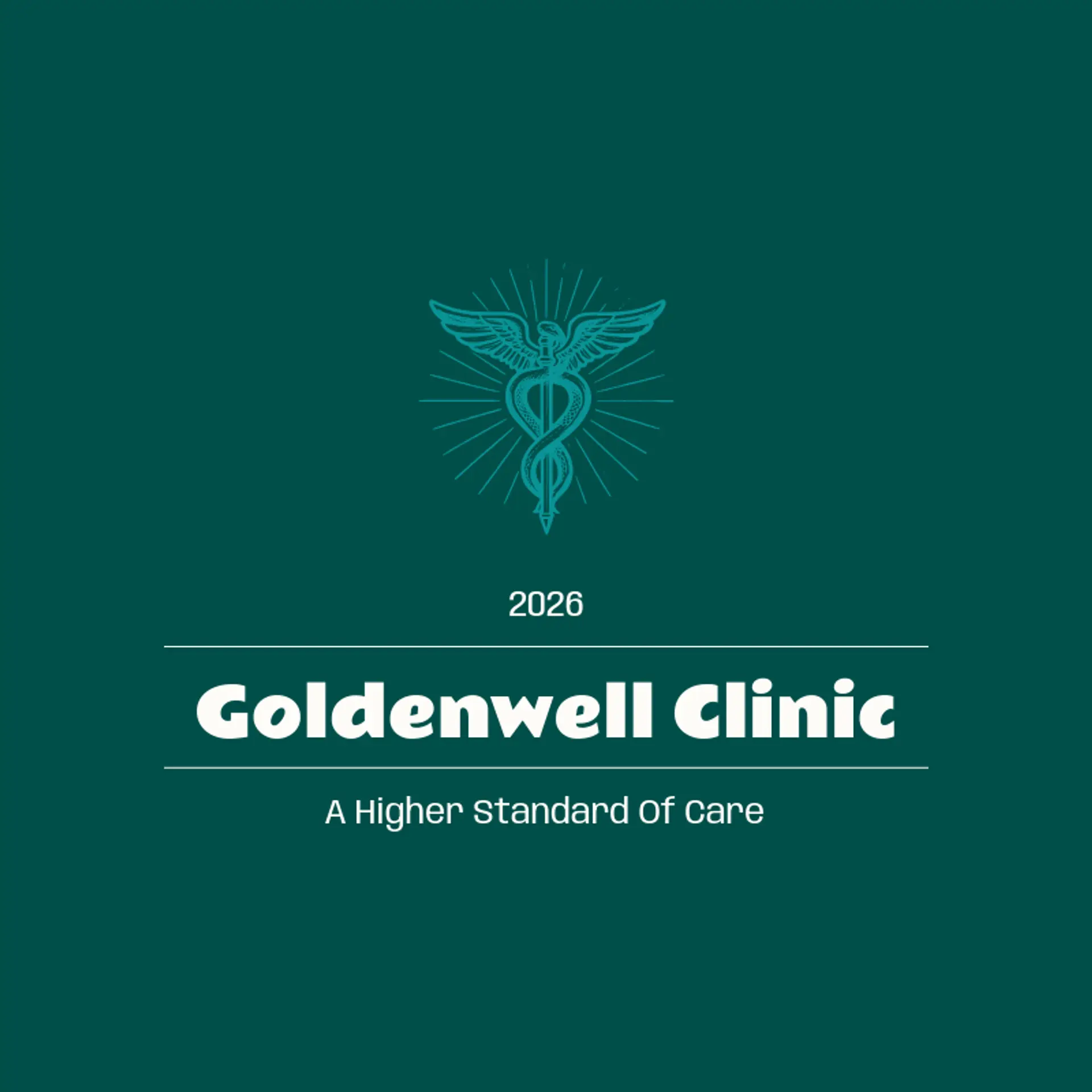 Goldenwell Clinic logo for hospital