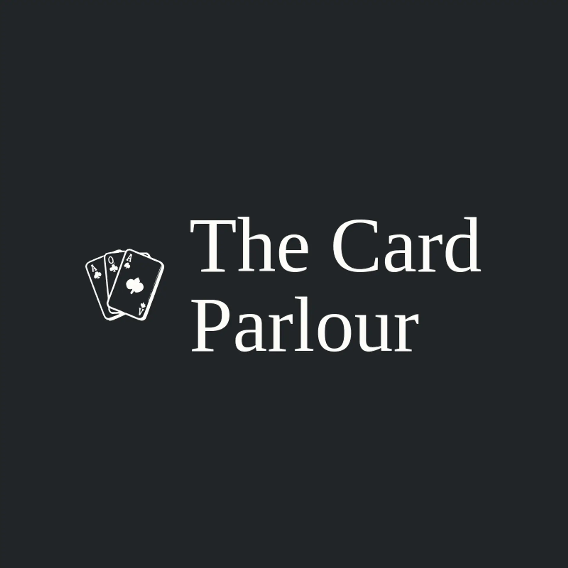 The Card Parlour logo for playing cards