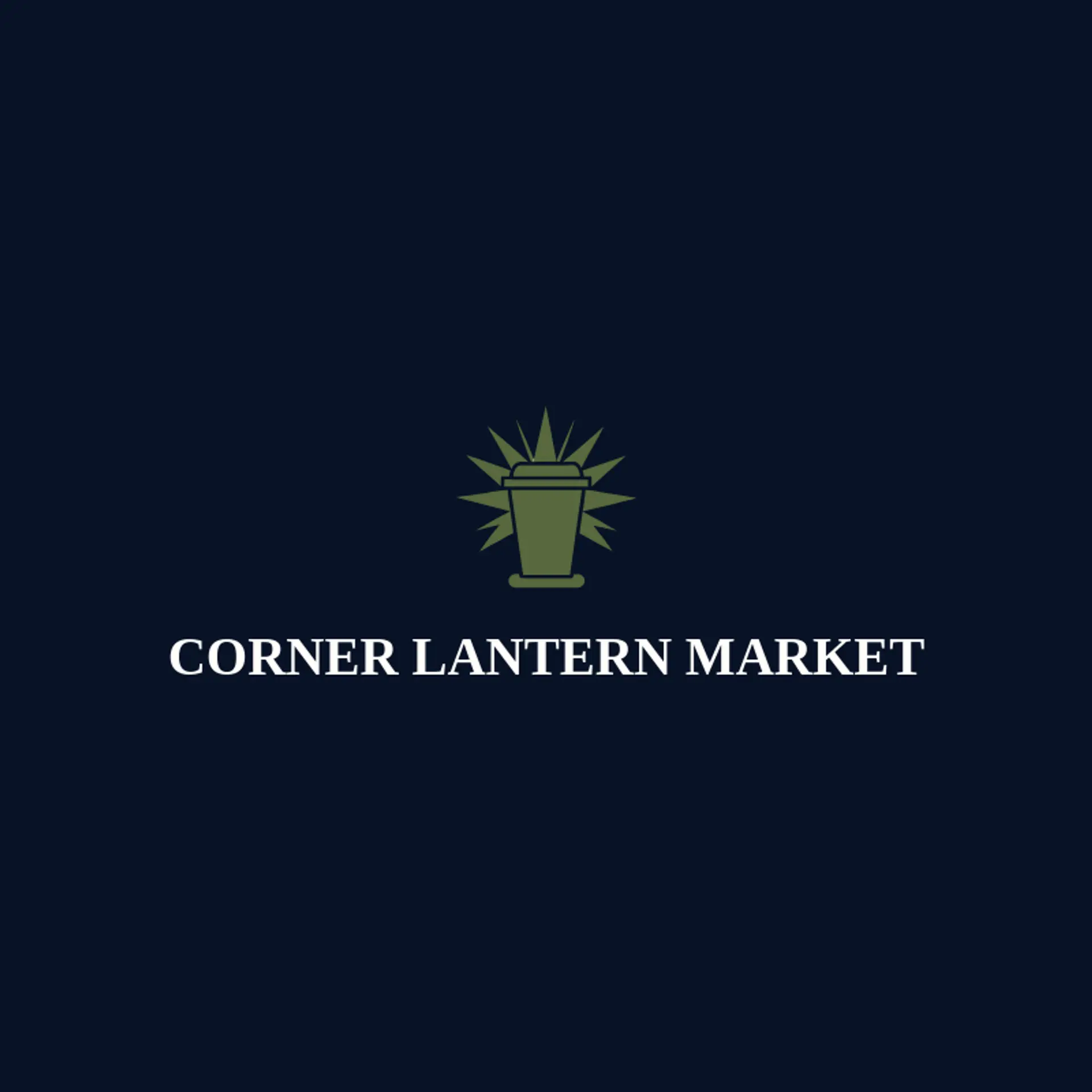 Corner Lantern Market logo for convenience store