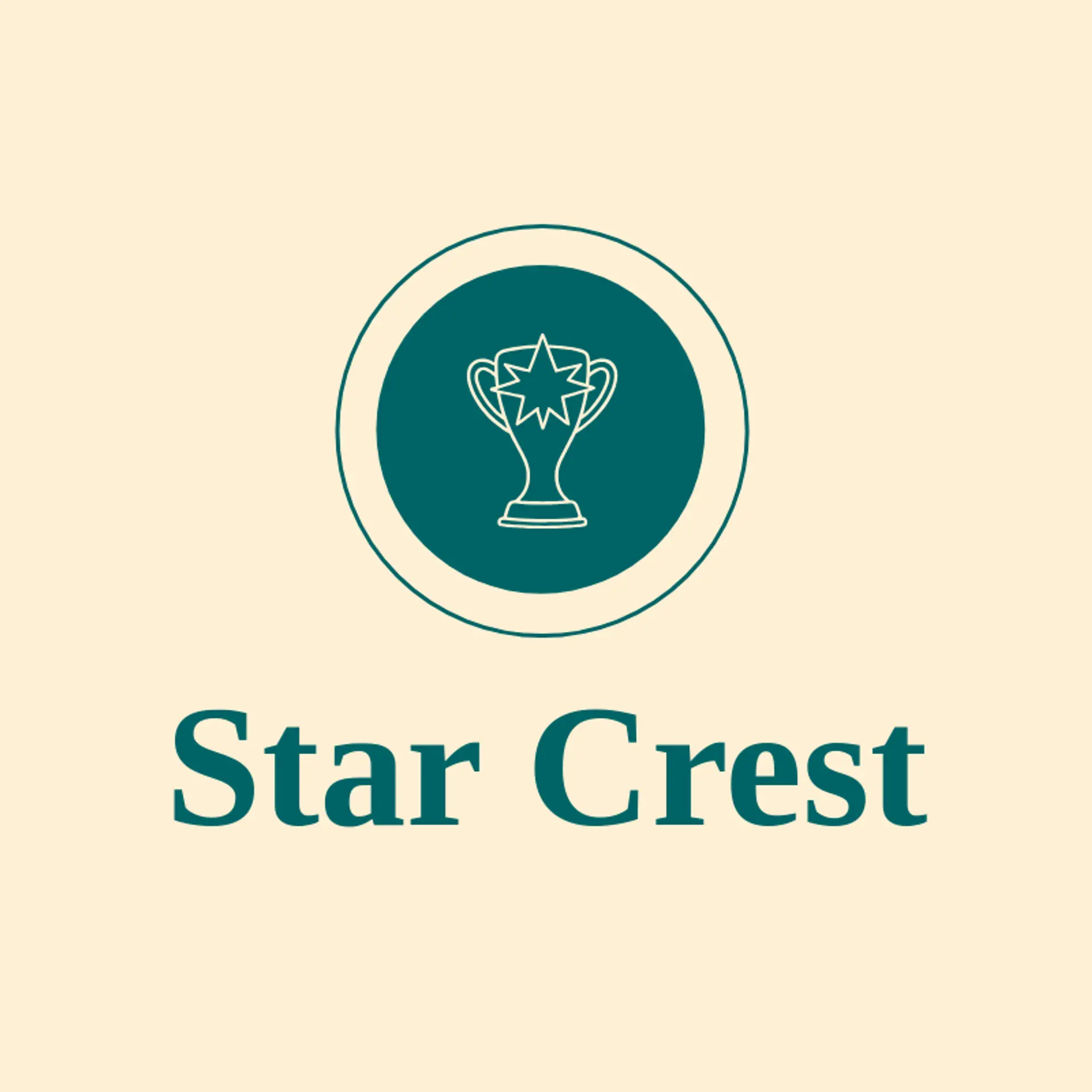 Star Crest logo for trophy