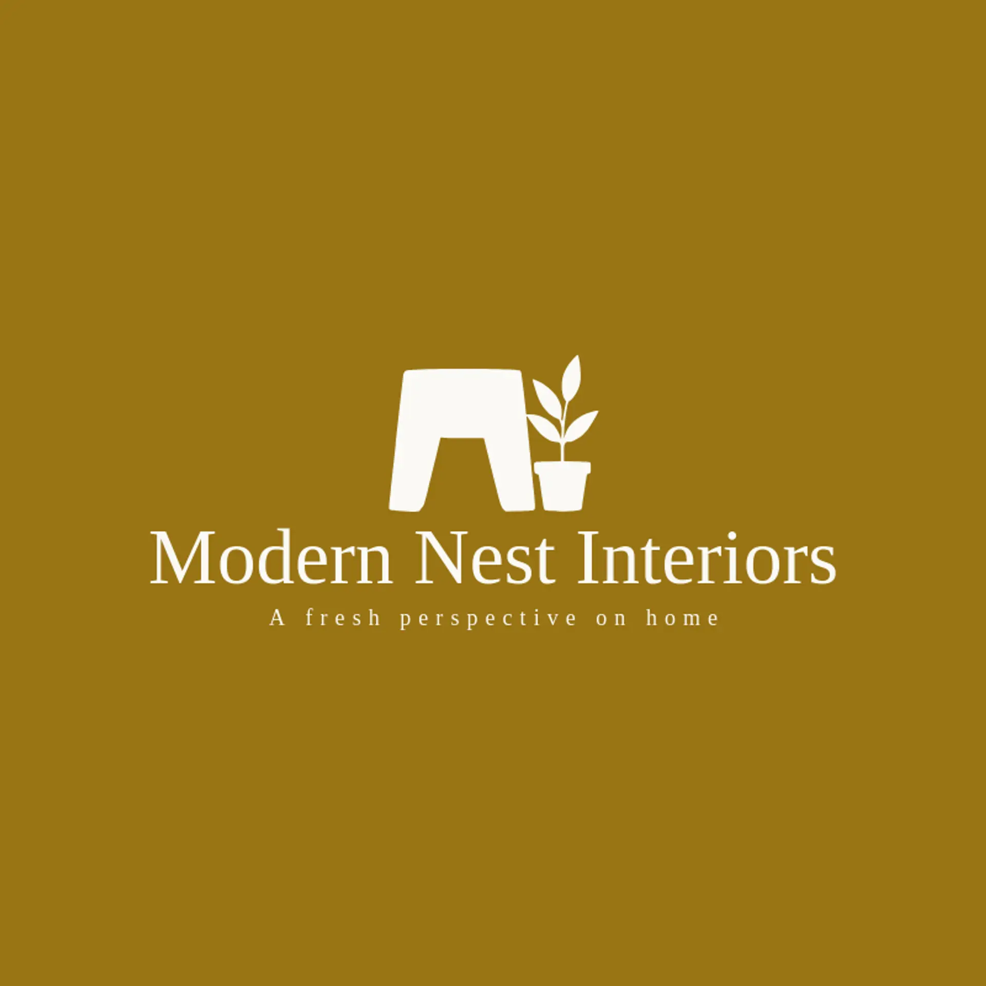 Modern Nest Interiors logo for home staging