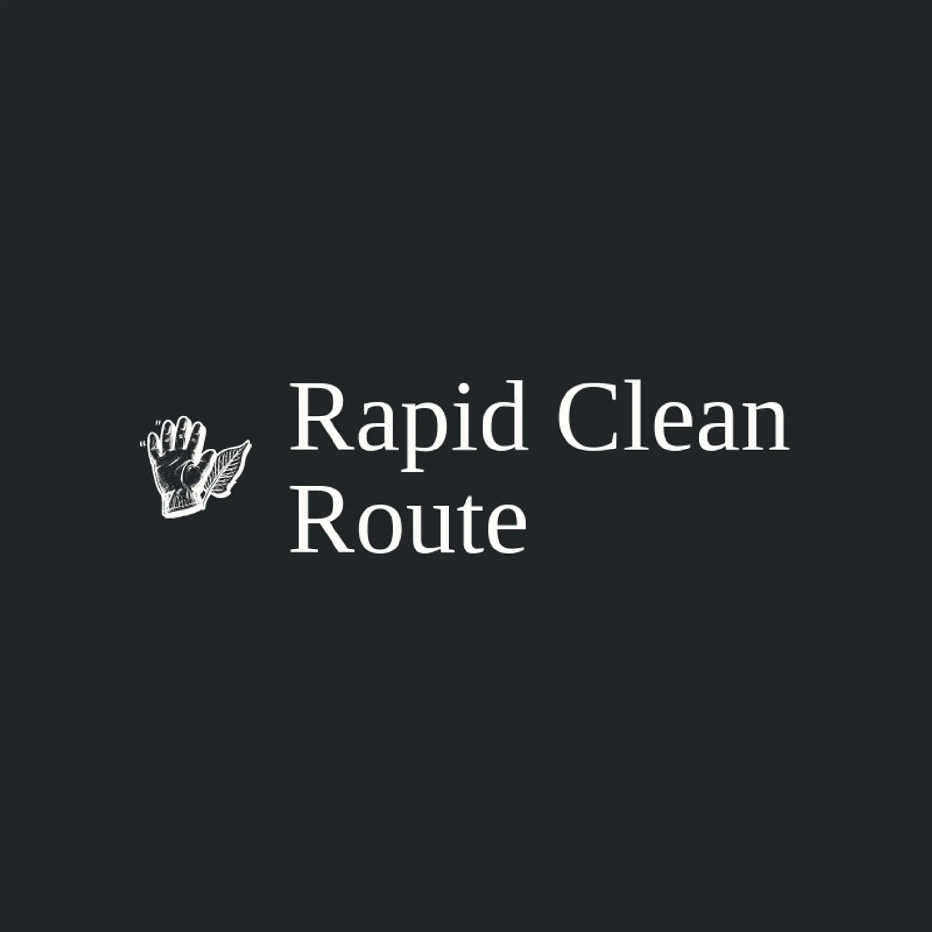 Rapid Clean Route logo for trash
