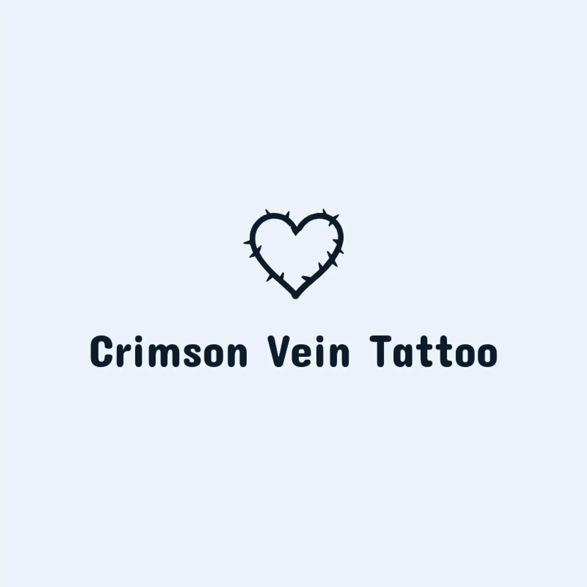Crimson Vein Tattoo logo for heart