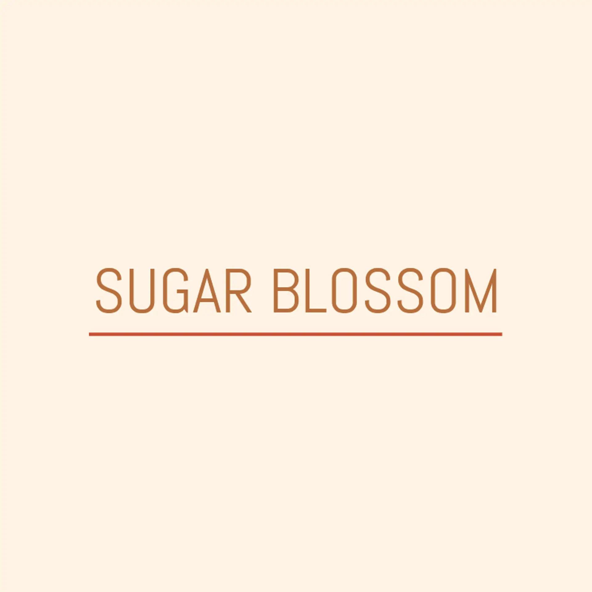 Sugar Blossom logo for cake