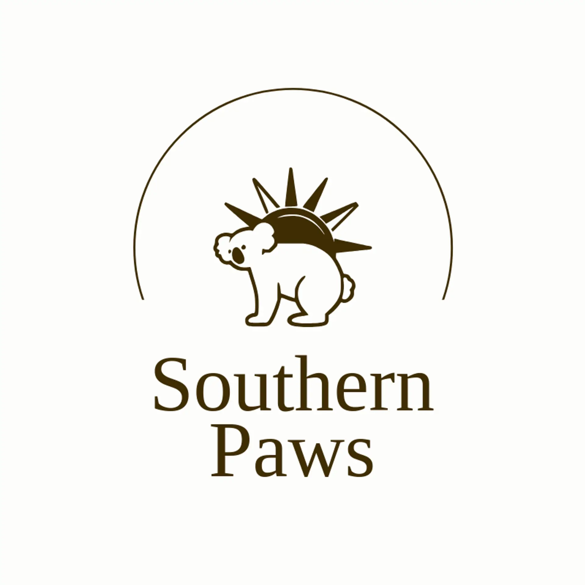 Southern Paws logo for koala