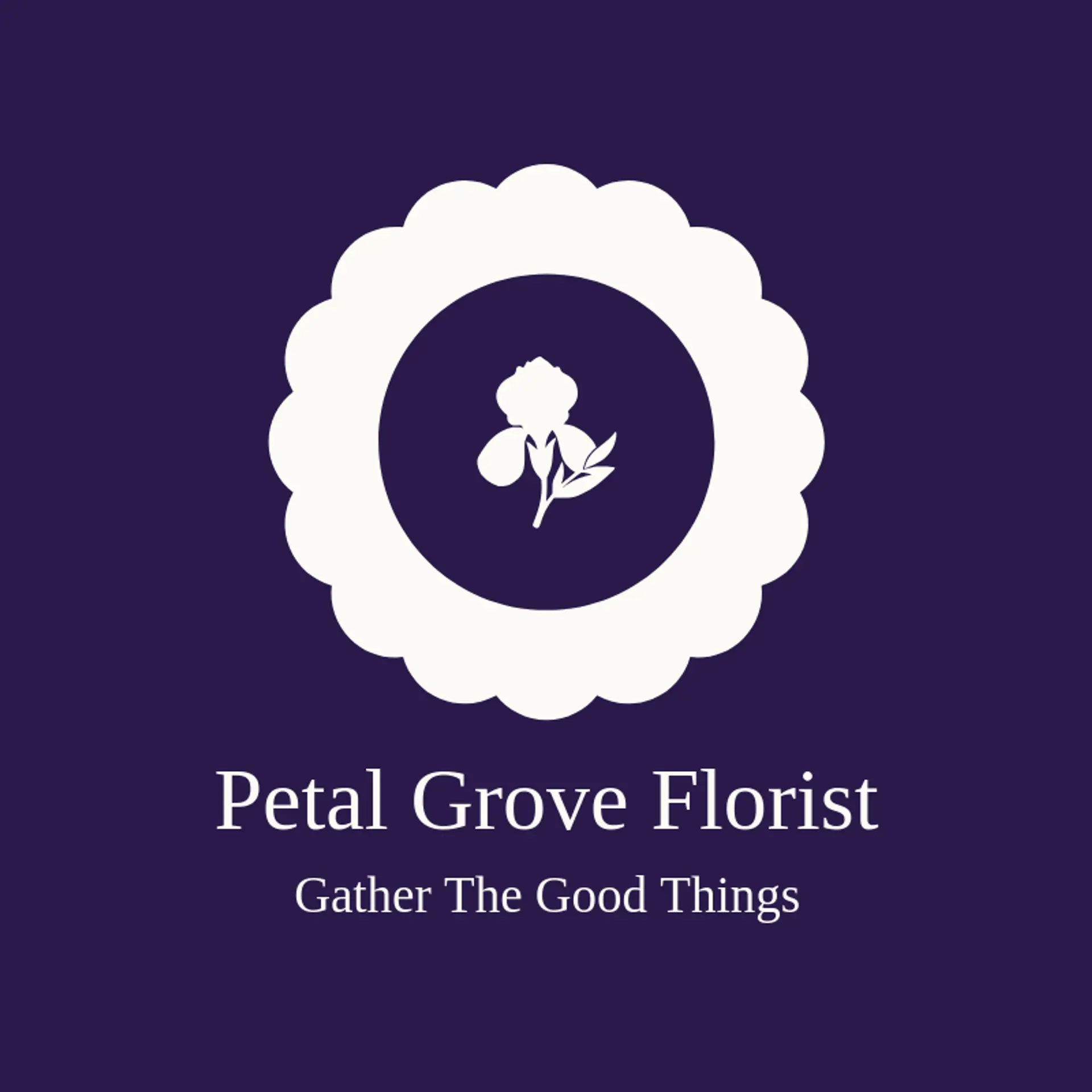 Petal Grove Florist logo for iris