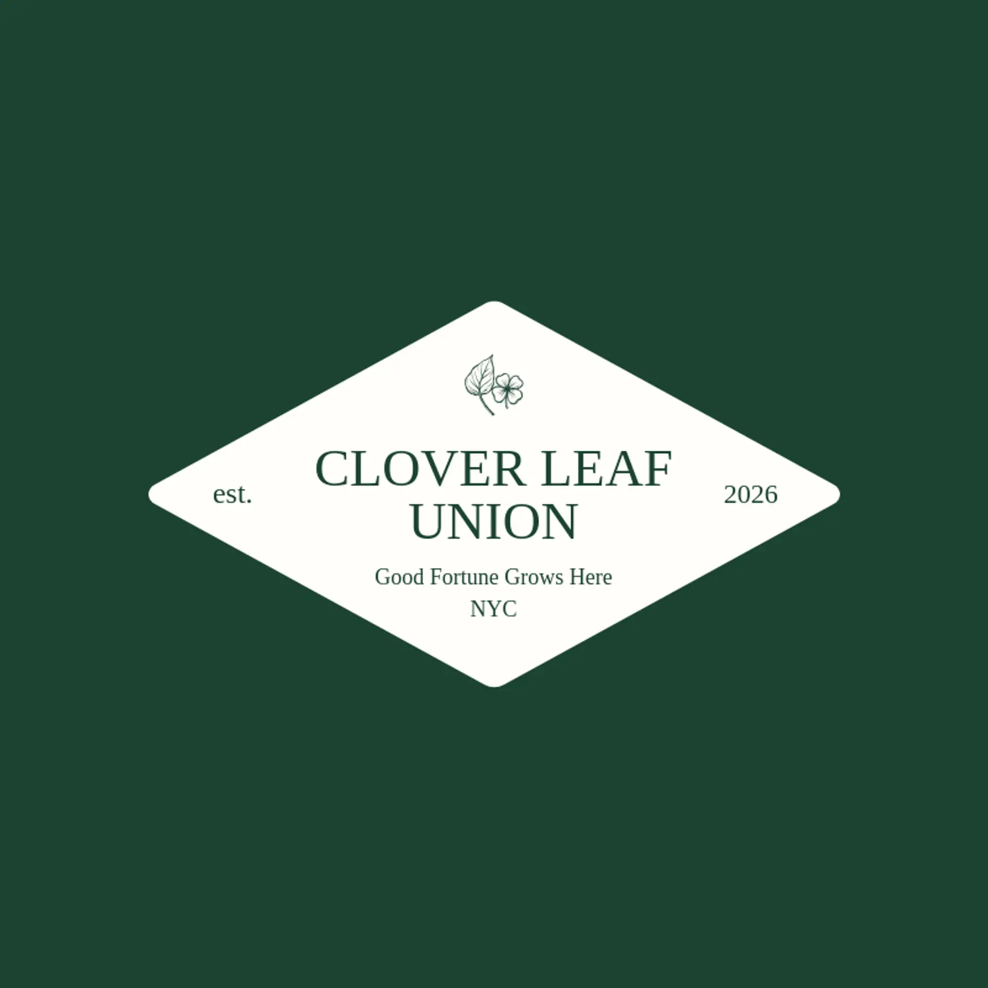 Clover Leaf Union logo for clover