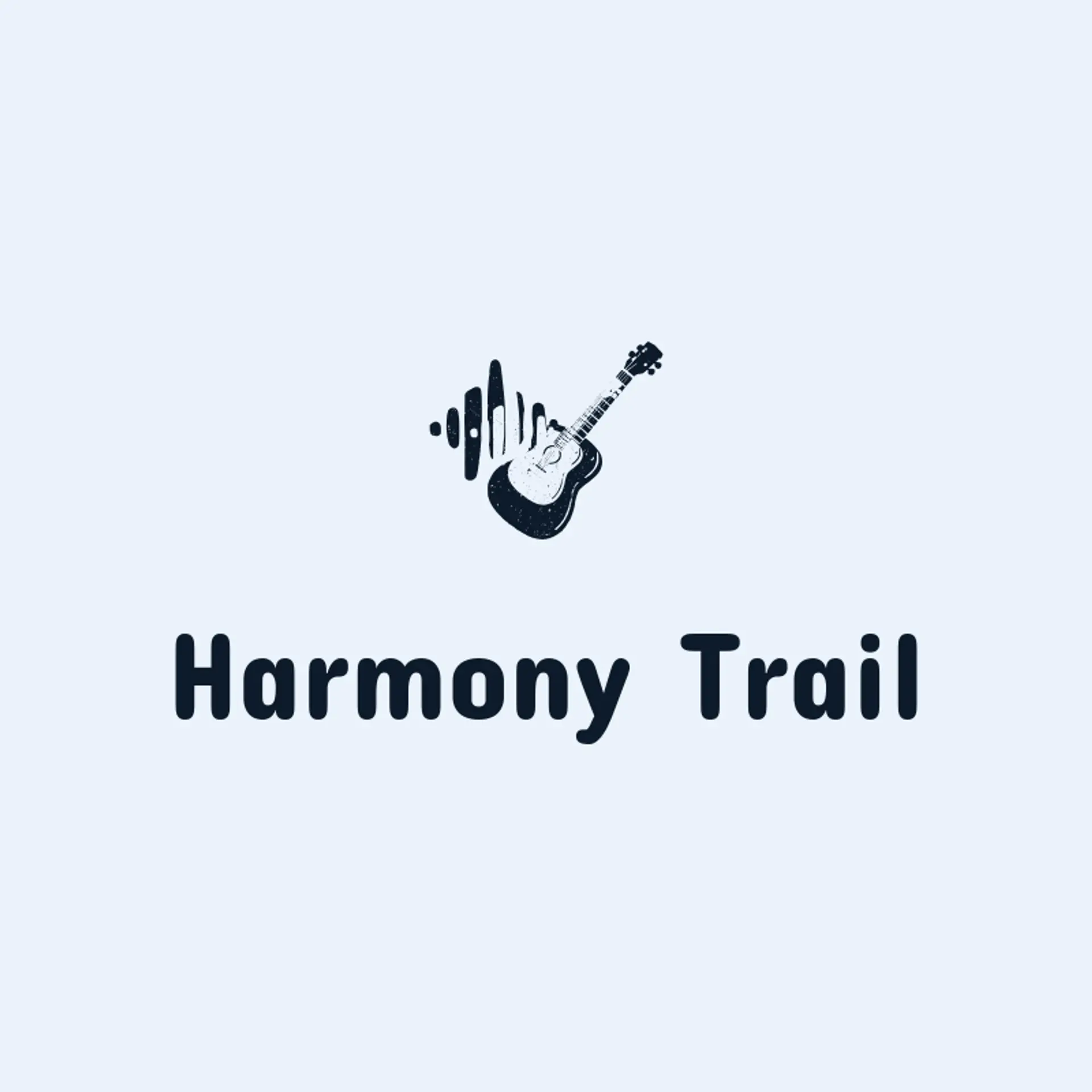 Harmony Trail logo for guitar
