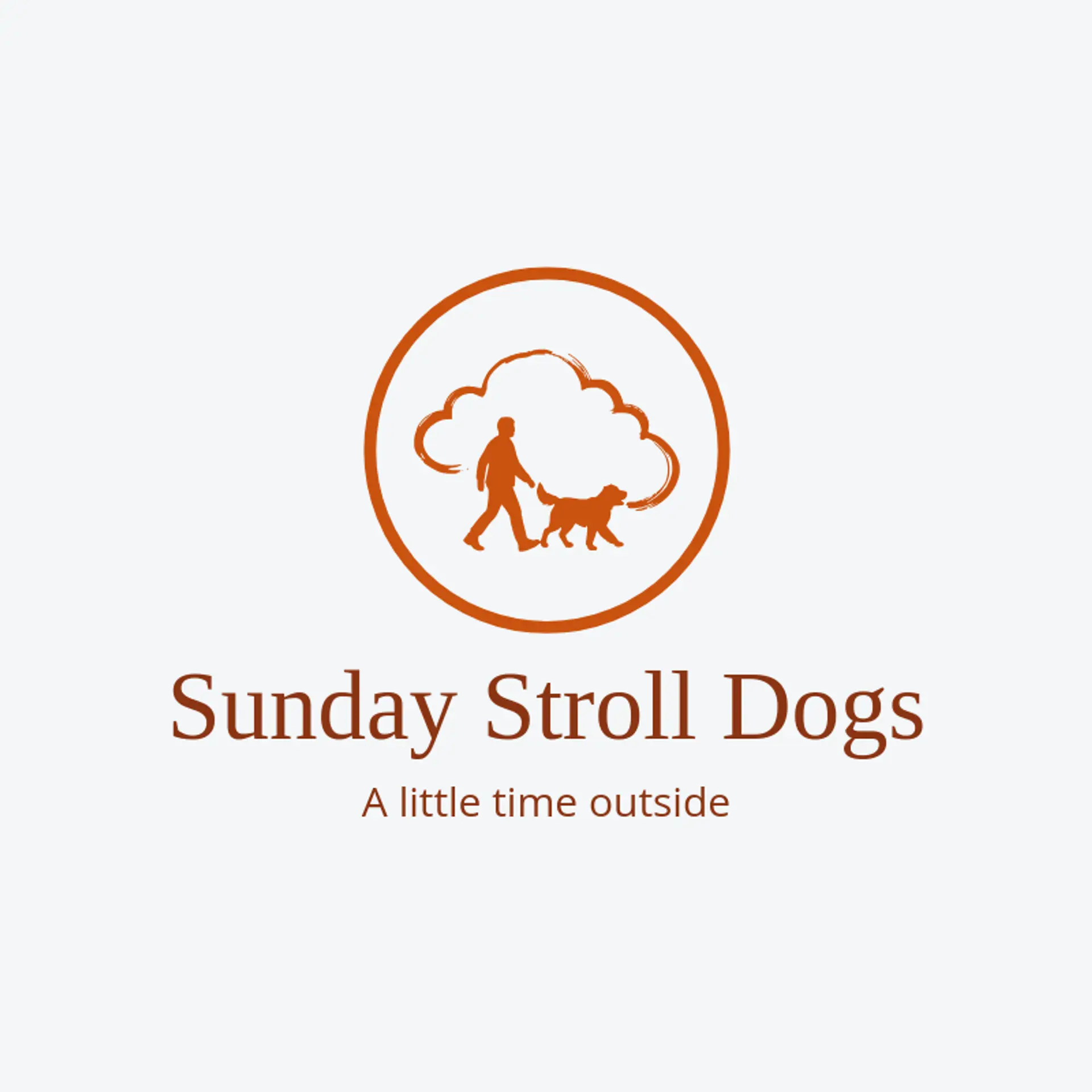 Sunday Stroll Dogs logo for dog walking