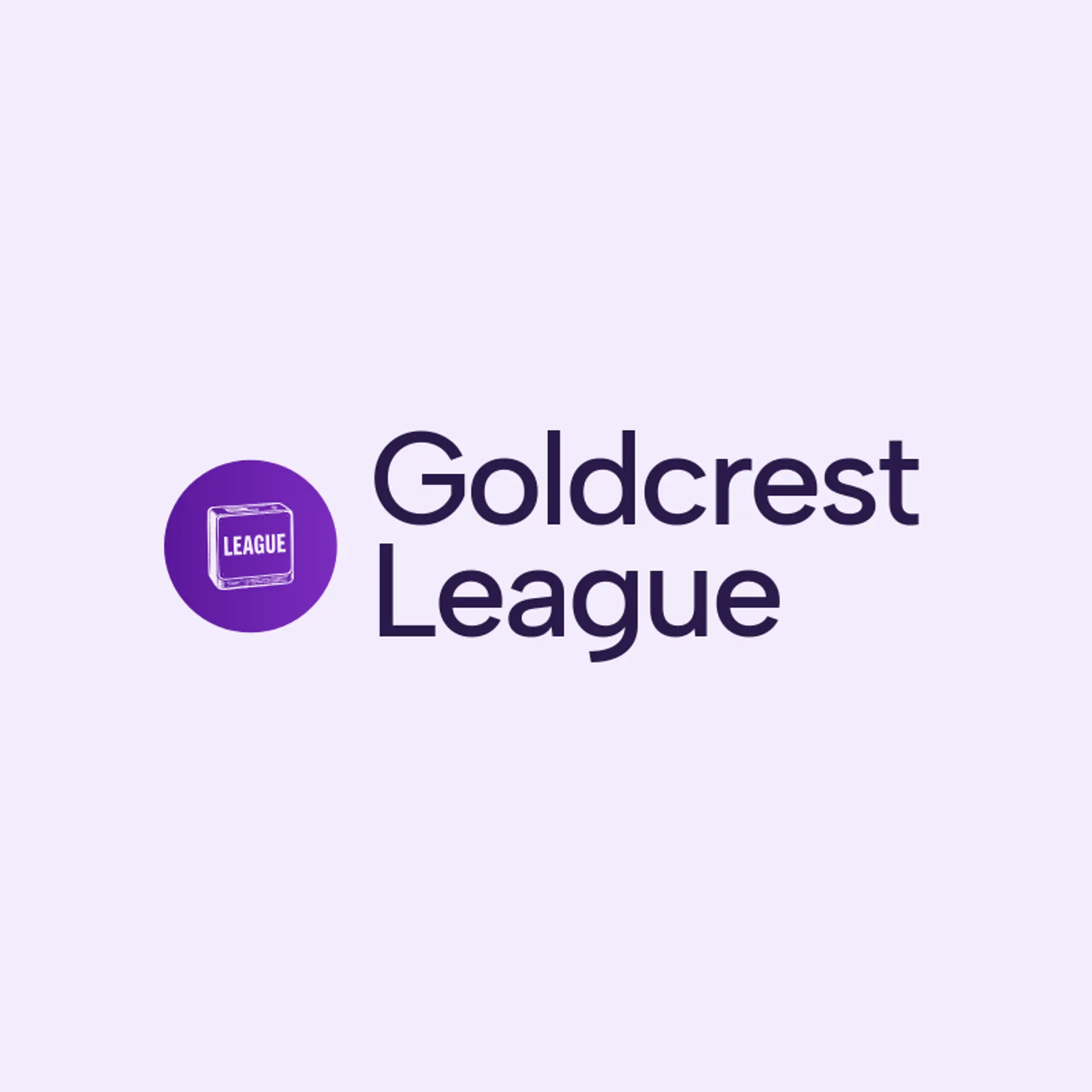 Goldcrest League logo for league