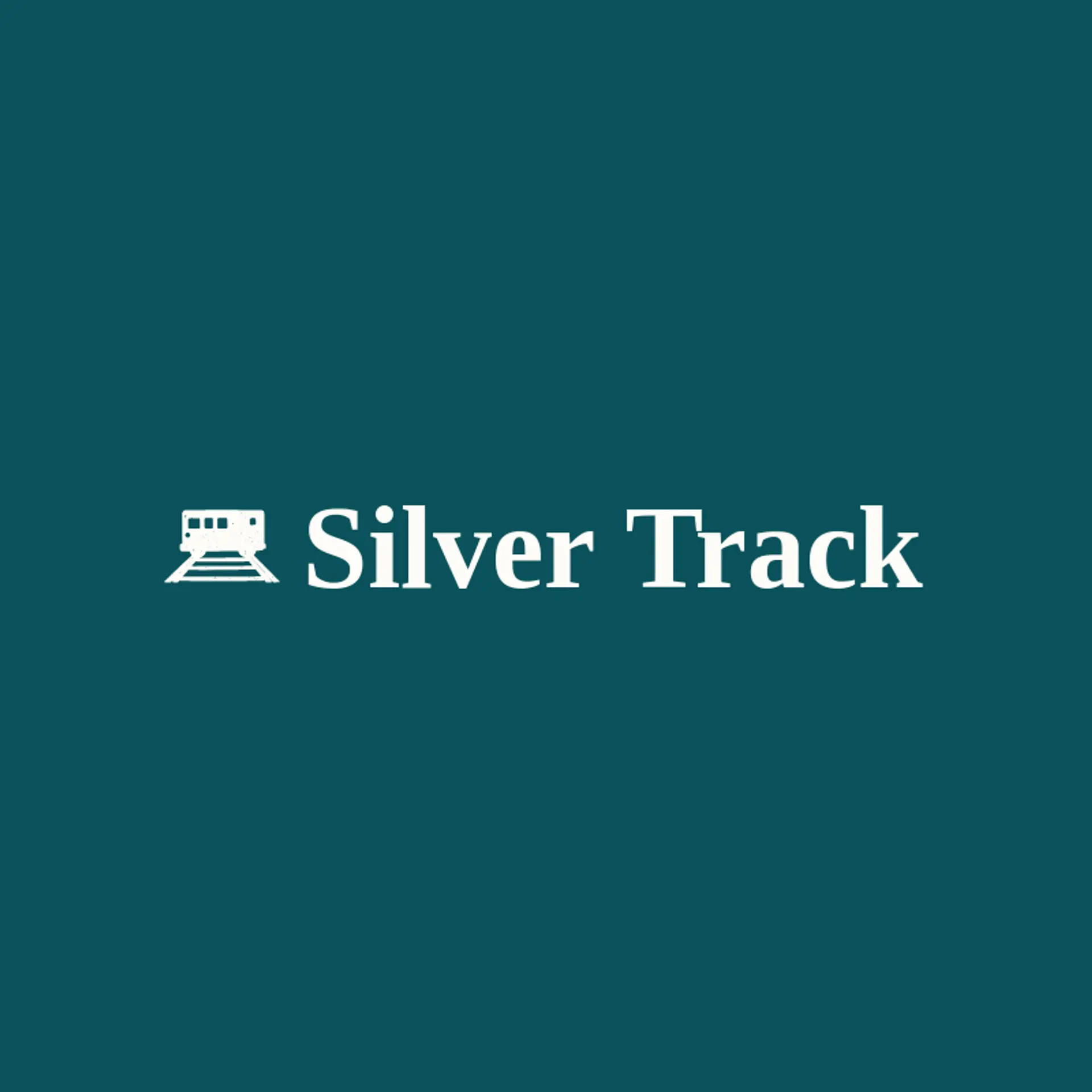 Silver Track logo for transportation
