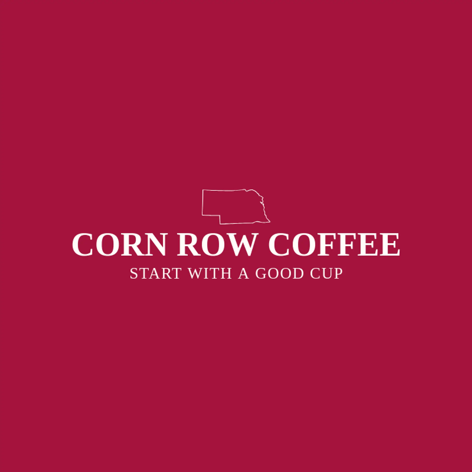 Corn Row Coffee logo for nebraska