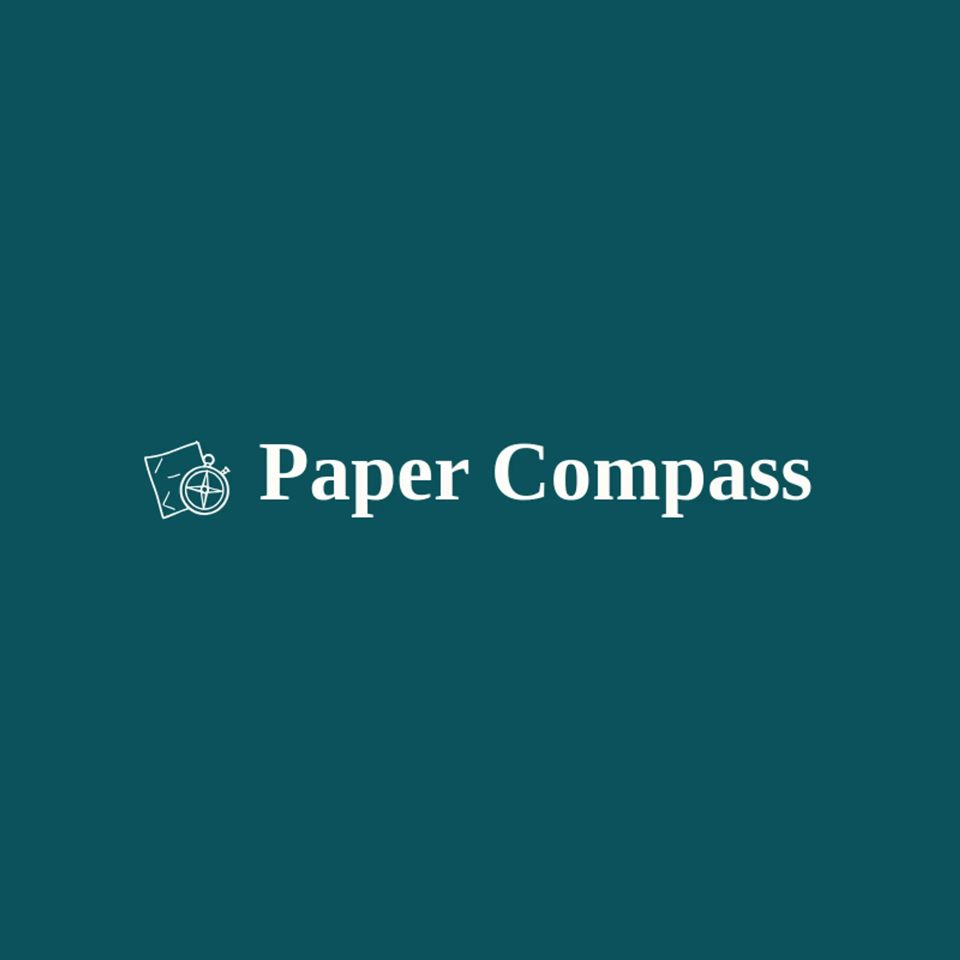 Paper Compass logo for paper
