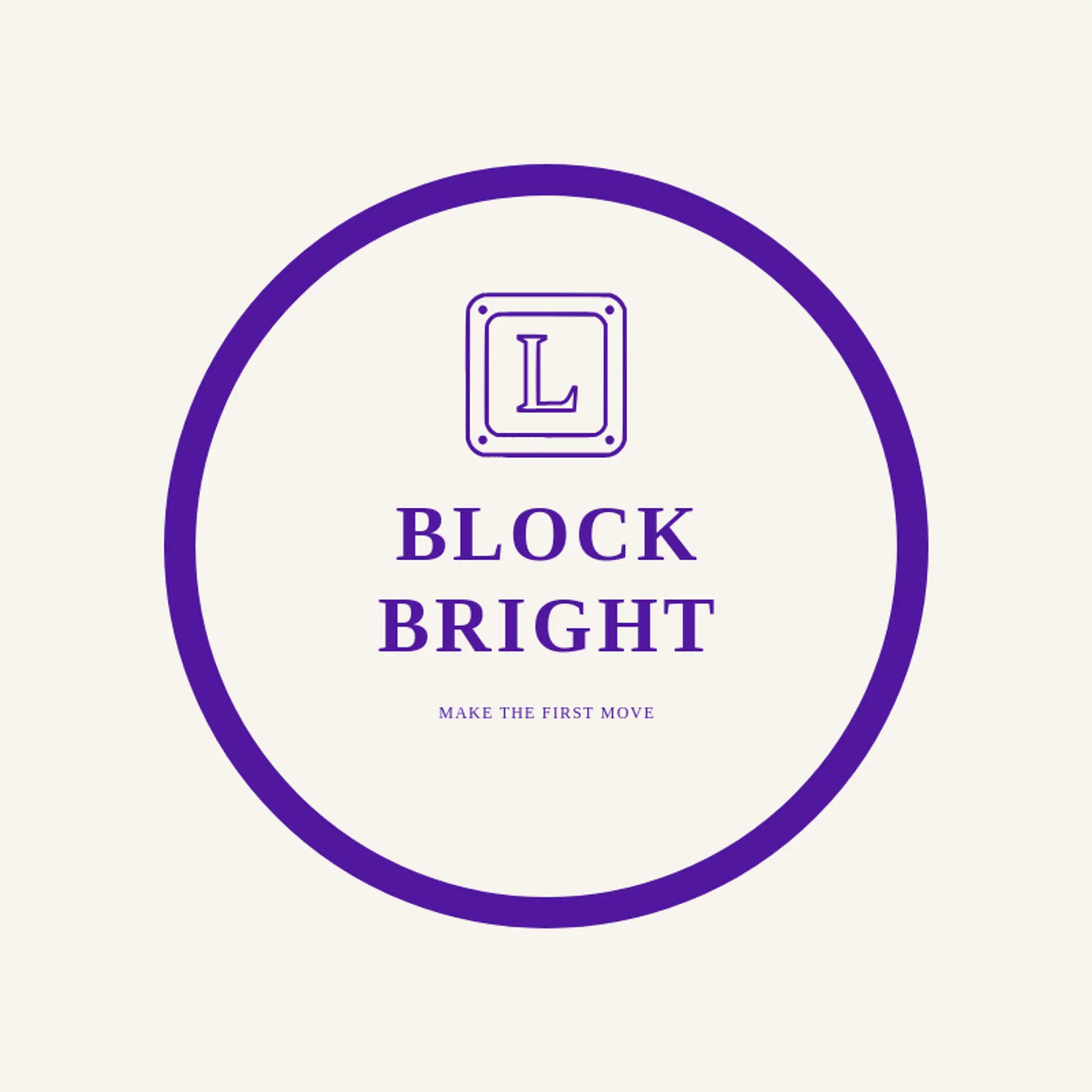Block Bright logo for block