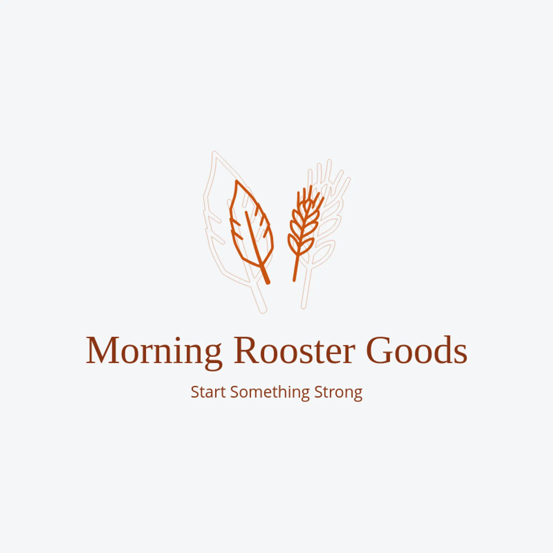 Morning Rooster Goods logo for rooster
