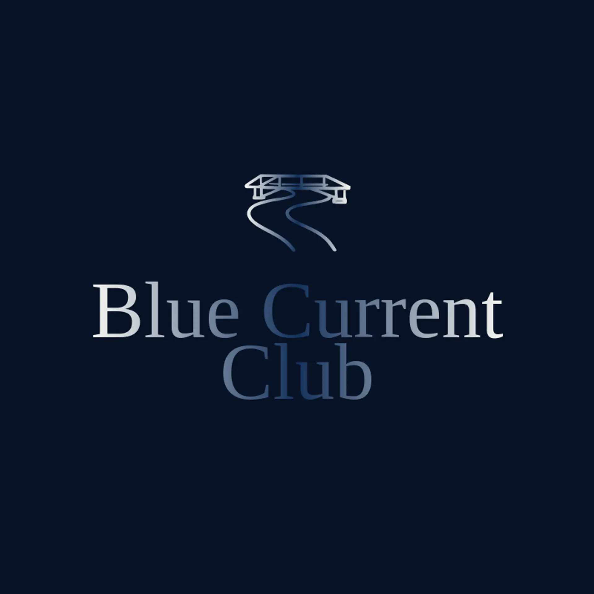 Blue Current Club logo for river